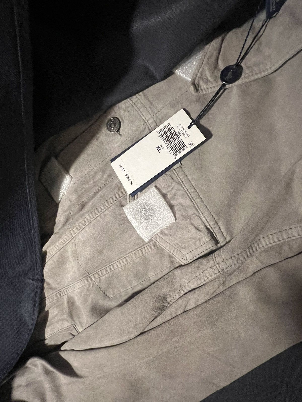 Polo Ralph Lauren Polo Ralph Lauren Suede Trucker Jacket In Grey Fog Size XL Size US XL / EU 56 / 4 - 9 Thumbnail