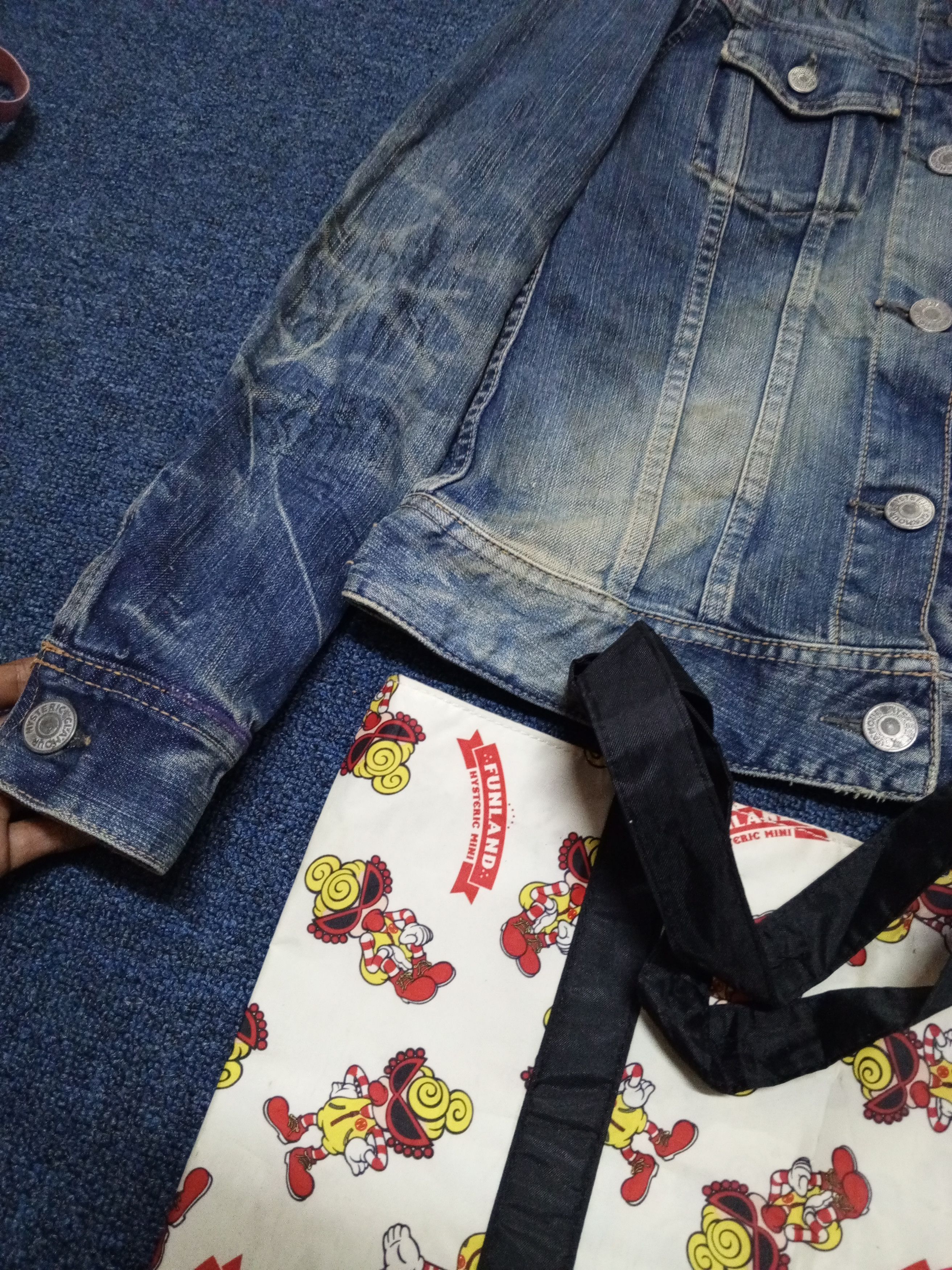 Hysteric Glamour 💥KINKY💥DENIM JEANS HYSTERIC GLAMOUR+TOTE BAG Size XS / US 0-2 / IT 36-38 - 4 Thumbnail