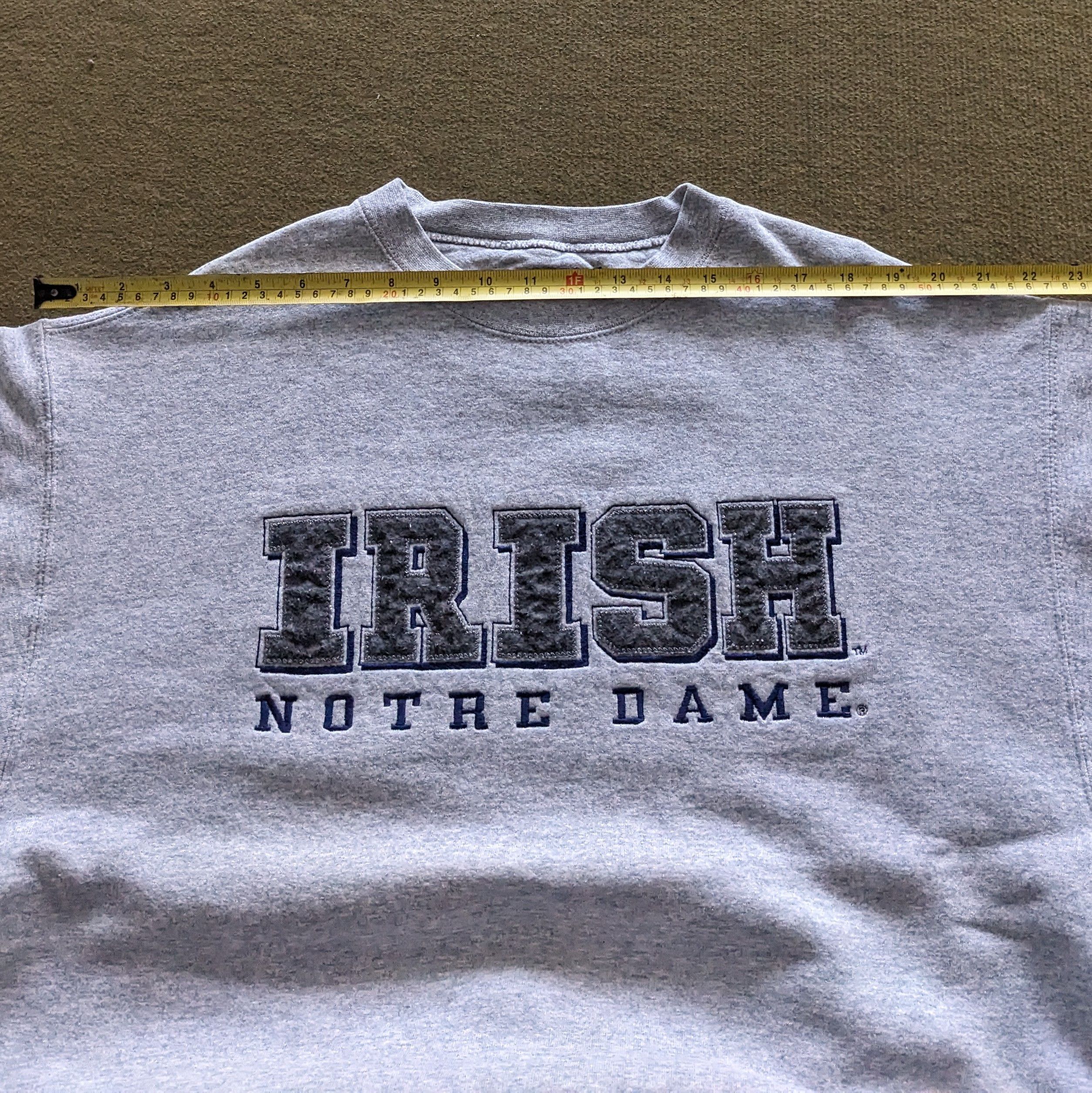 Other Vintage IRISH Notre Dame Crewneck Sweatshirt Size US L / EU 52-54 / 3 - 5 Thumbnail
