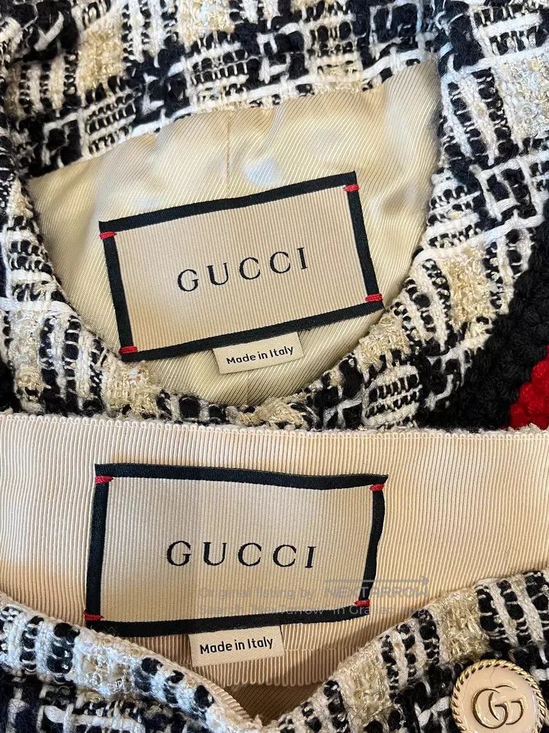 Gucci Gucci Classic plaid short coat and short skirt set Size S / US 4 / IT 40 - 7 Thumbnail