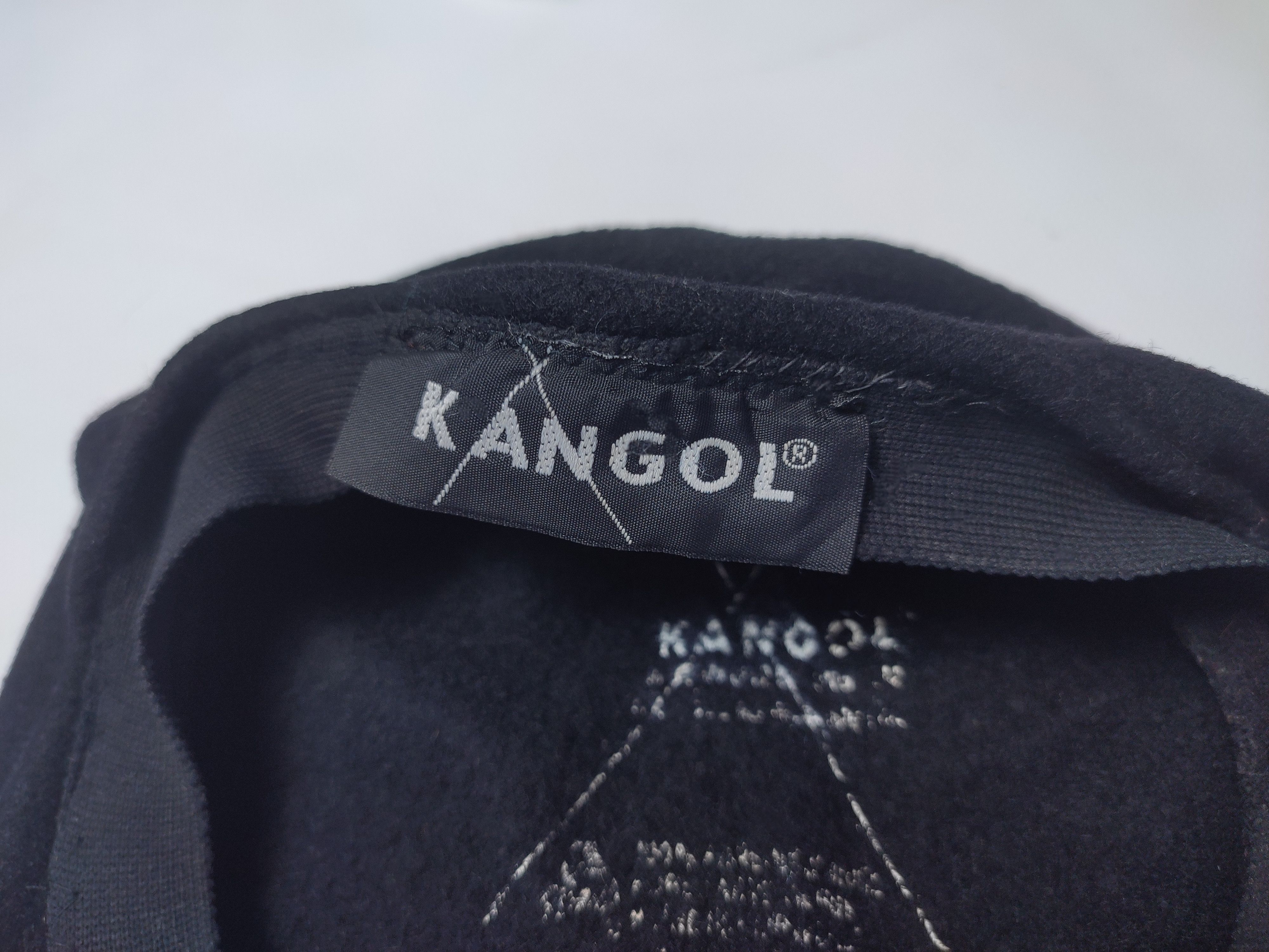 Vintage Kangol Black Wool 504 Flat Cap Kangaroo Logo Vintage Size ONE SIZE - 10 Thumbnail