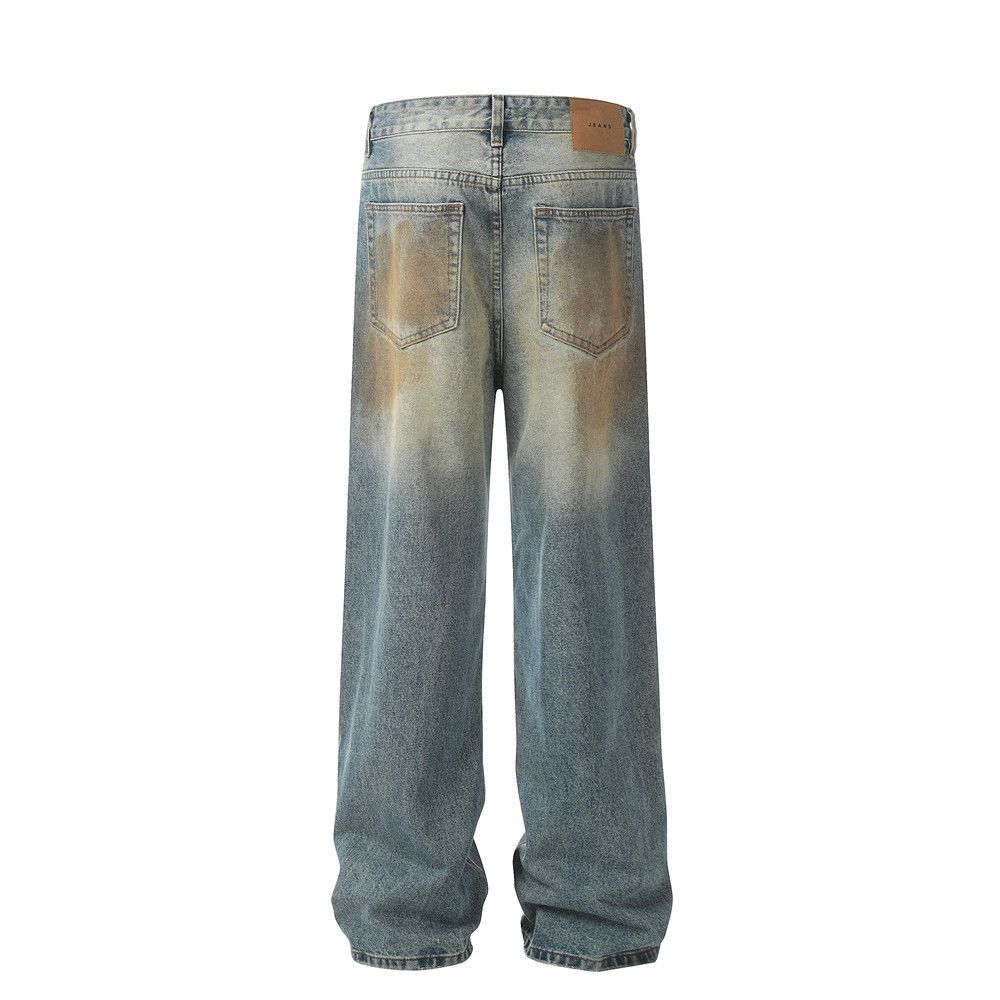 Japanese Brand × Vintage American retro distressed street hip hop loose ripped jeans Size US 32 / EU 48 - 3 Thumbnail