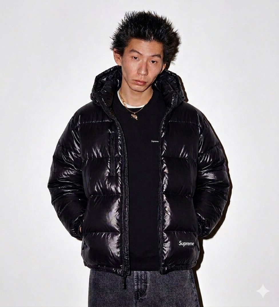 Supreme Supreme Black Madras Reversible Gore-Tex Puffer Jacket Med Size US M / EU 48-50 / 2 - 1 Thumbnail