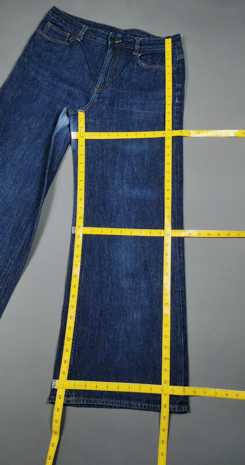 GU × Undercover Wide Flare GU Japan Denim Jeans Size US 32 / EU 48 - 10 Thumbnail