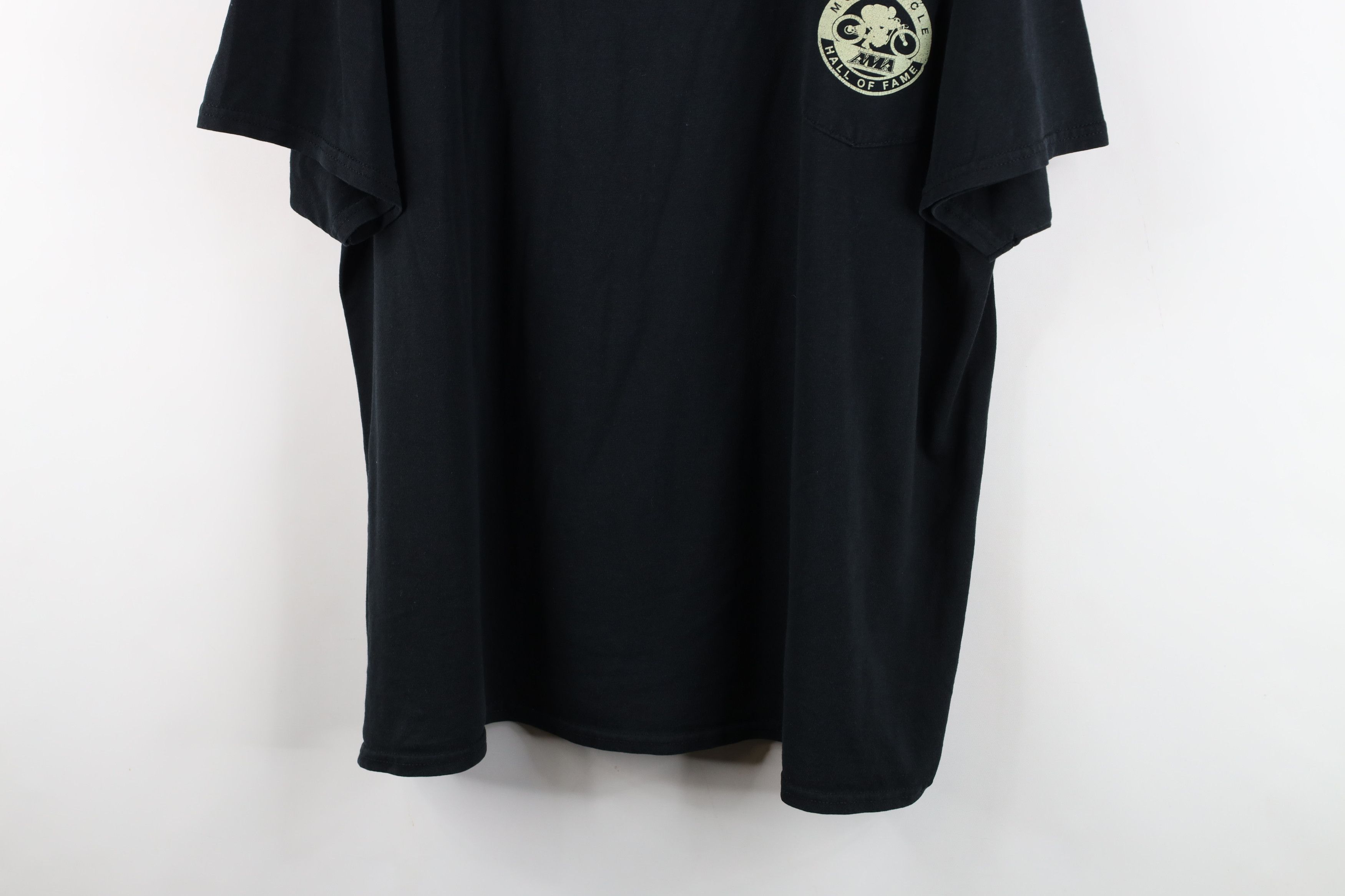 Vintage Vintage Spell Out AMA Motorcycle Hall of Fame Pocket T-Shirt Size US XXL / EU 58 / 5 - 3 Thumbnail