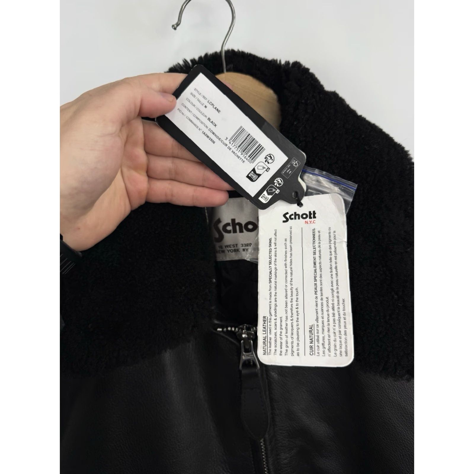 Schott VINTAGE Schott NYC A-2 Flight Jacket M Leather Black Mens Size US M / EU 48-50 / 2 - 6 Thumbnail