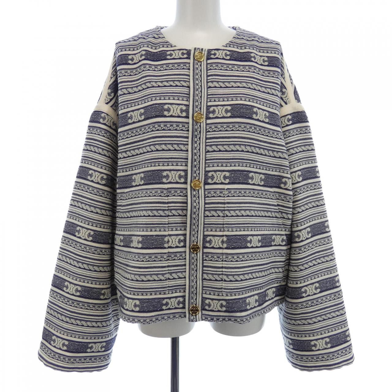 Celine Celine Celine Baja Cardigan Jacket Textile Outerwear RV0NW0028 DUTY FREE for USA Size ONE SIZE - 1 Thumbnail