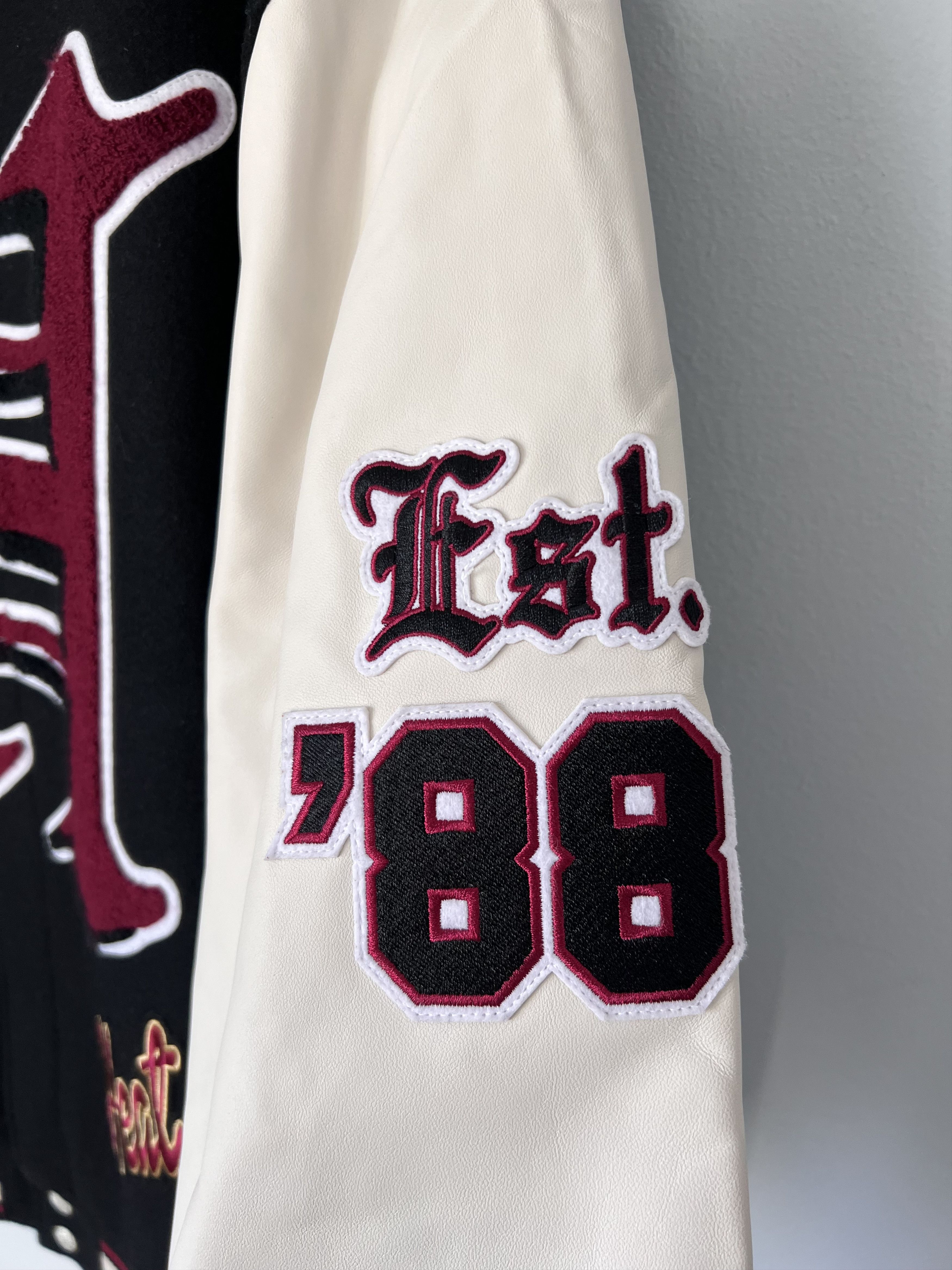 Jeff Hamilton Jeff Hamilton Miami Heat Wool and Leather Varsity Jacket Size US L / EU 52-54 / 3 - 5 Thumbnail