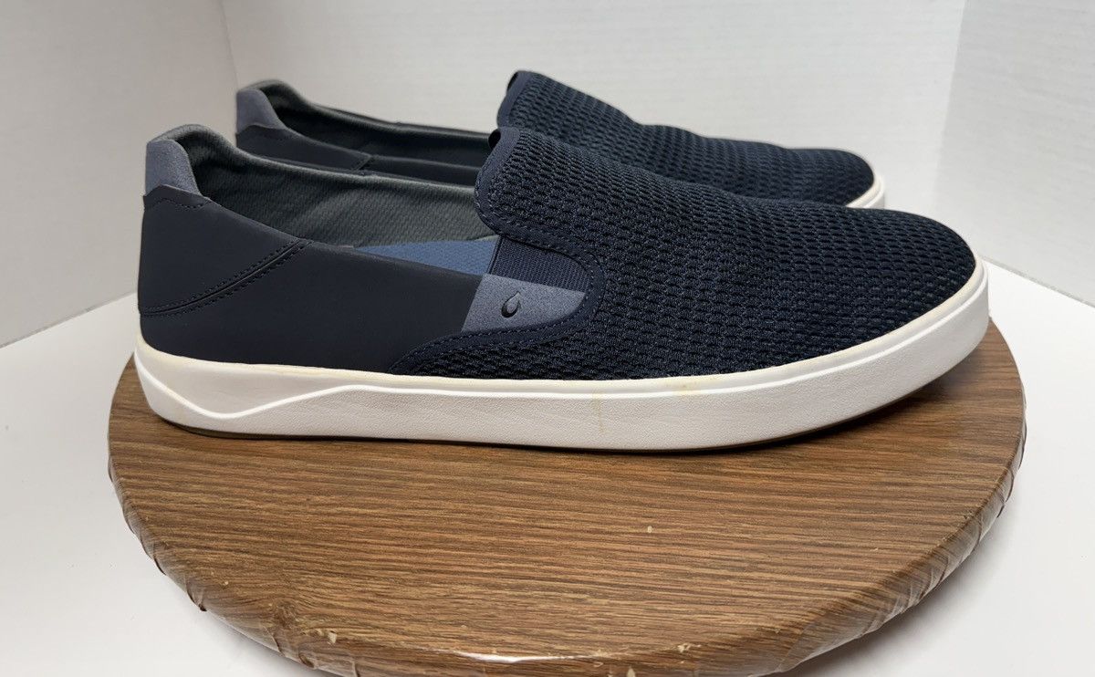 Olukai Olukai Men Navy Blue Slip On Shoes Breathable Mesh Upper Size US 15 / EU 48 - 7 Thumbnail