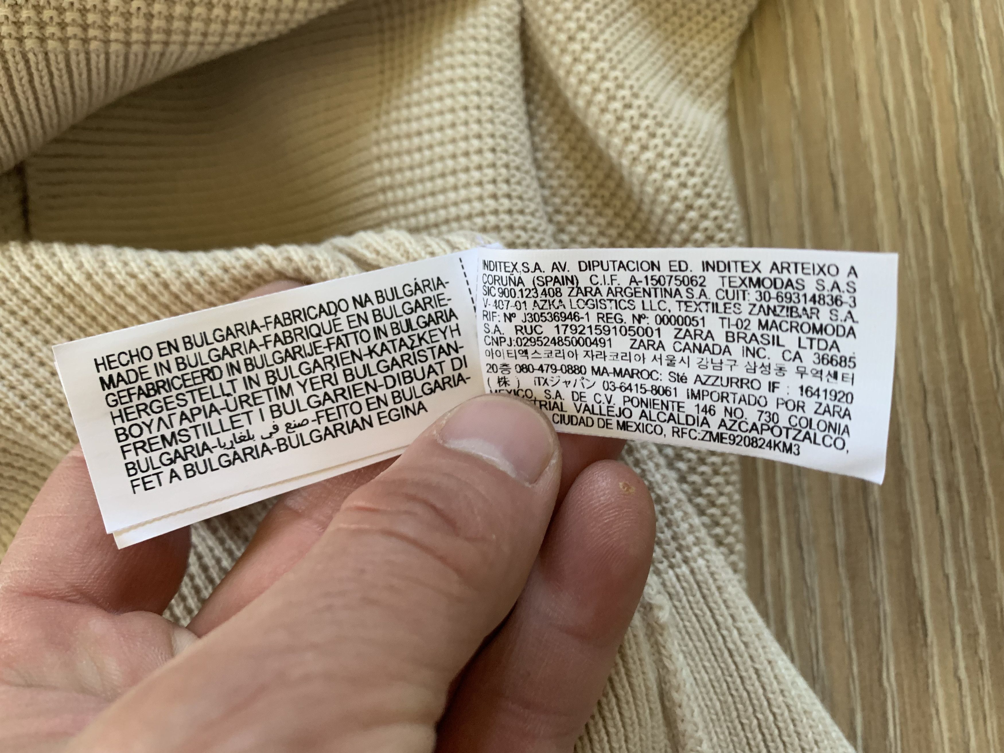 Designer × Zara Zara Man Basic Beige Pullover Size US M / EU 48-50 / 2 - 7 Thumbnail