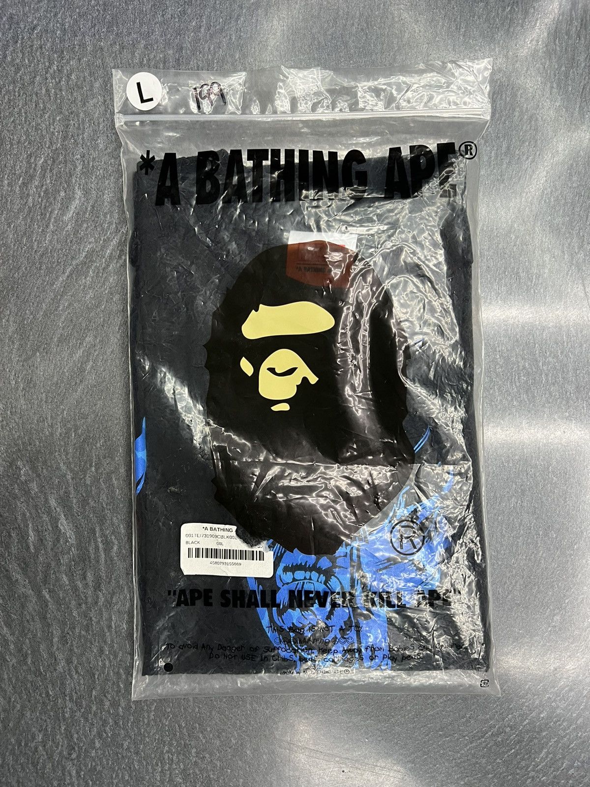 Bape × Marvel Comics Bape x Marvel Black Widow T-Shirt Size US L / EU 52-54 / 3 - 7 Thumbnail
