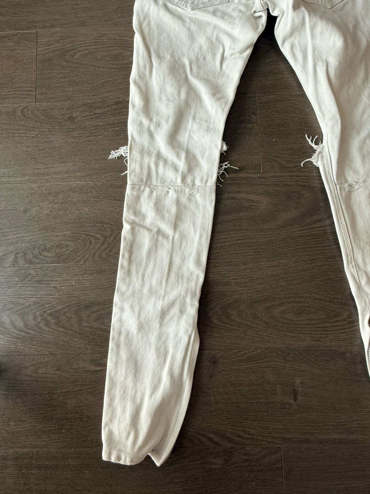 Fear of God Fear Of God Men Selvedge Jeans 29x32 White Fourth Collection Size US 29 - 4 Thumbnail