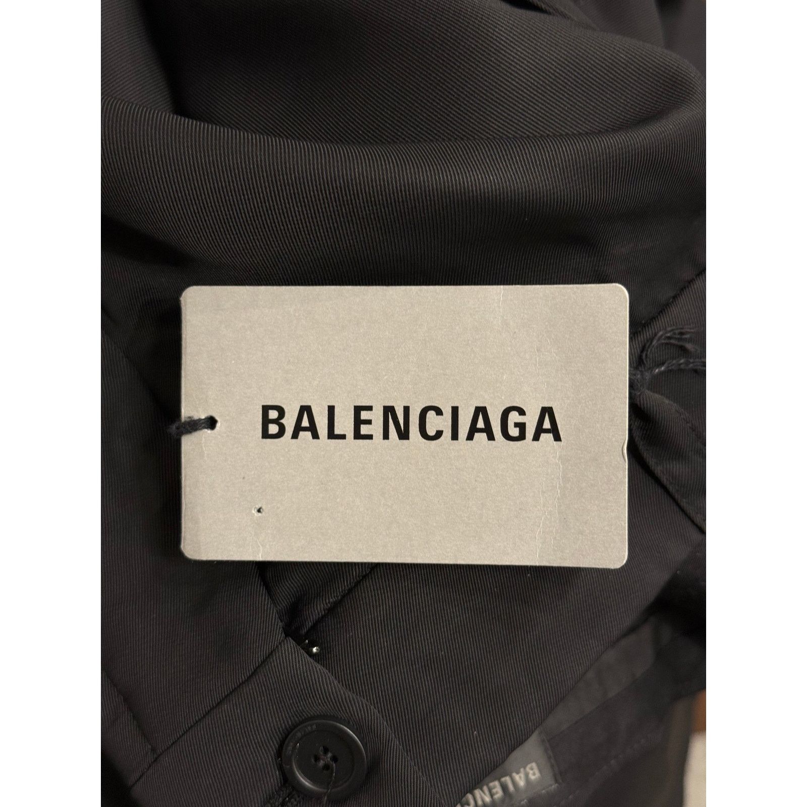 Balenciaga S/S2023 Balenciaga knot-front hybrid shirt wide leg pants Size US 26 / EU 42 - 8 Thumbnail