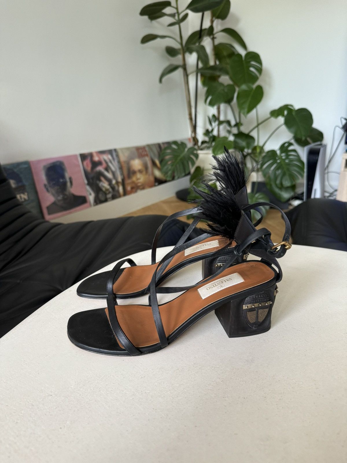 Valentino Valentino Designer Luxury Platform Sandals Avant Garde Rare Size US 6.5 / IT 36.5 - 3 Thumbnail