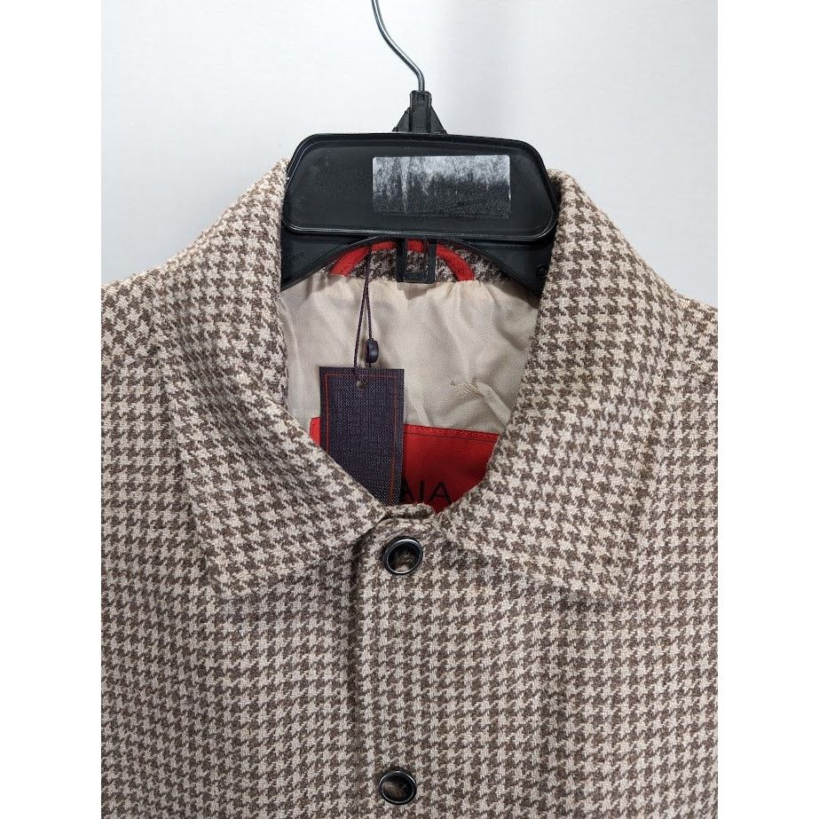 Isaia o1rshd1 CC20 Varsity Jacket in Beige/Brown Size US M / EU 48-50 / 2 - 3 Thumbnail