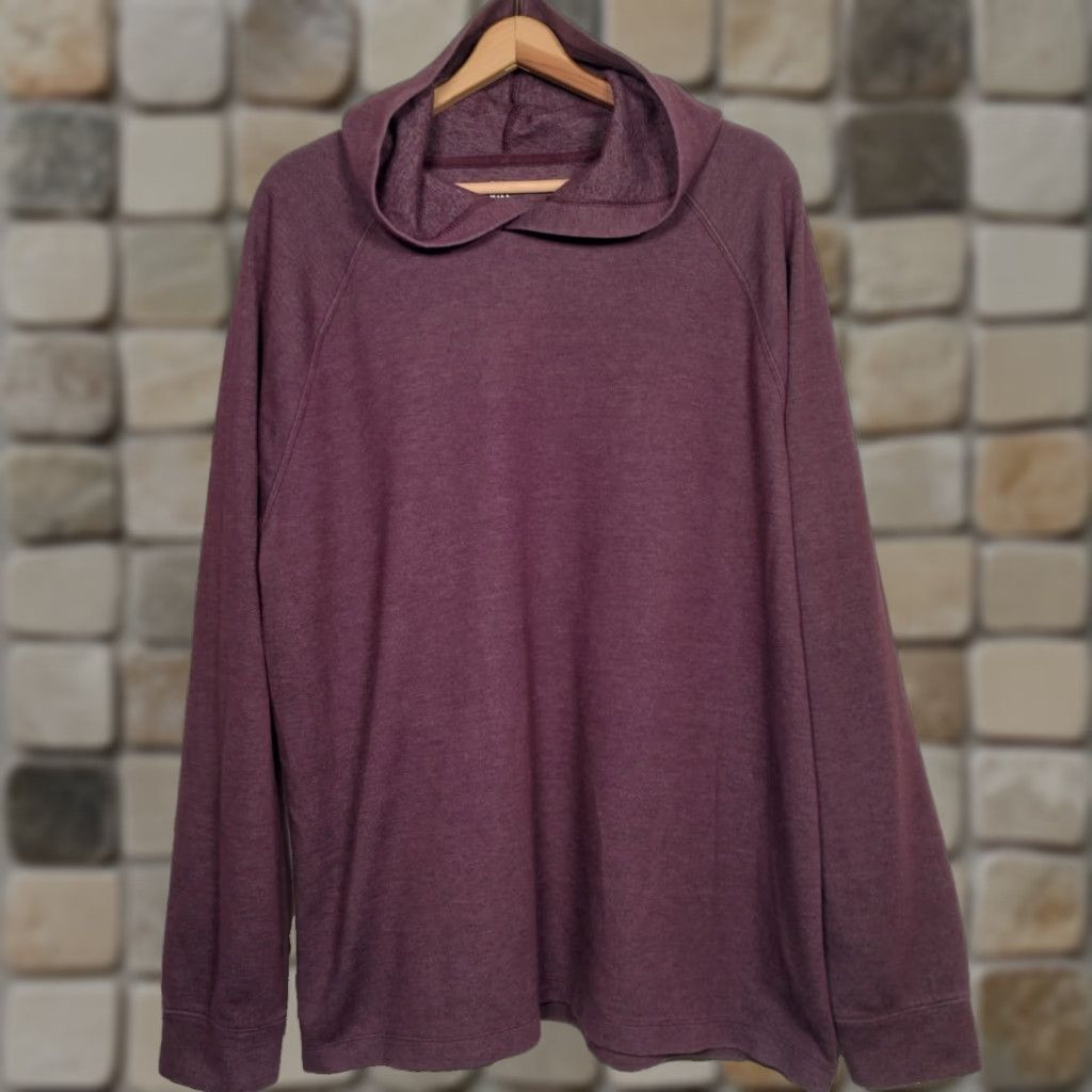 Gap GAP Shirt Women XXL Hooded Raglan Long Sleeve Plum Purple Athleisure Activewear Size XXL / US 16-18 / IT 52-54 - 1 Thumbnail