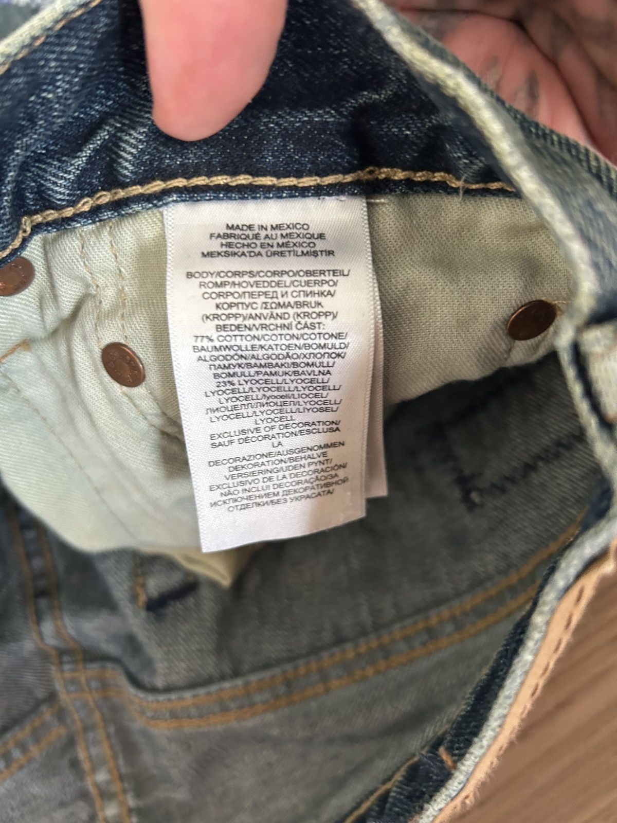 Polo Ralph Lauren Polo Ralph Lauren Patchwork Denim Pants Jeans Blue Size US 30 / EU 46 - 5 Thumbnail