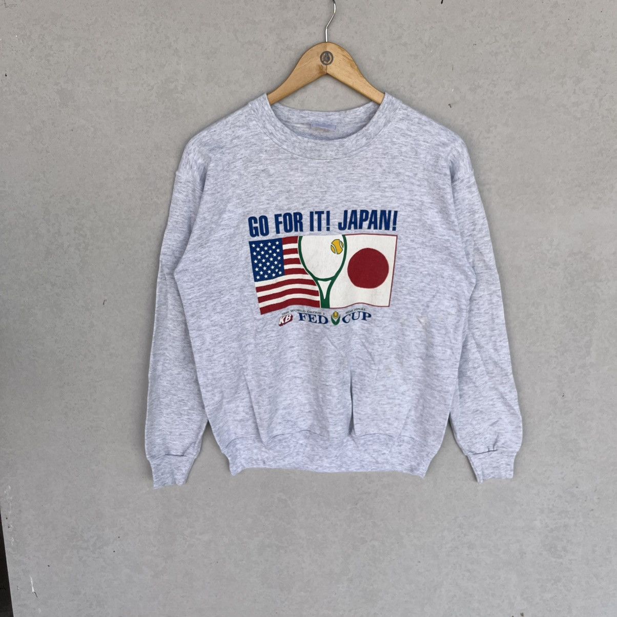 Other Vintage 90s United Sports Grey Tennis Sweatshirt Size M Size US M / EU 48-50 / 2 - 1 Thumbnail