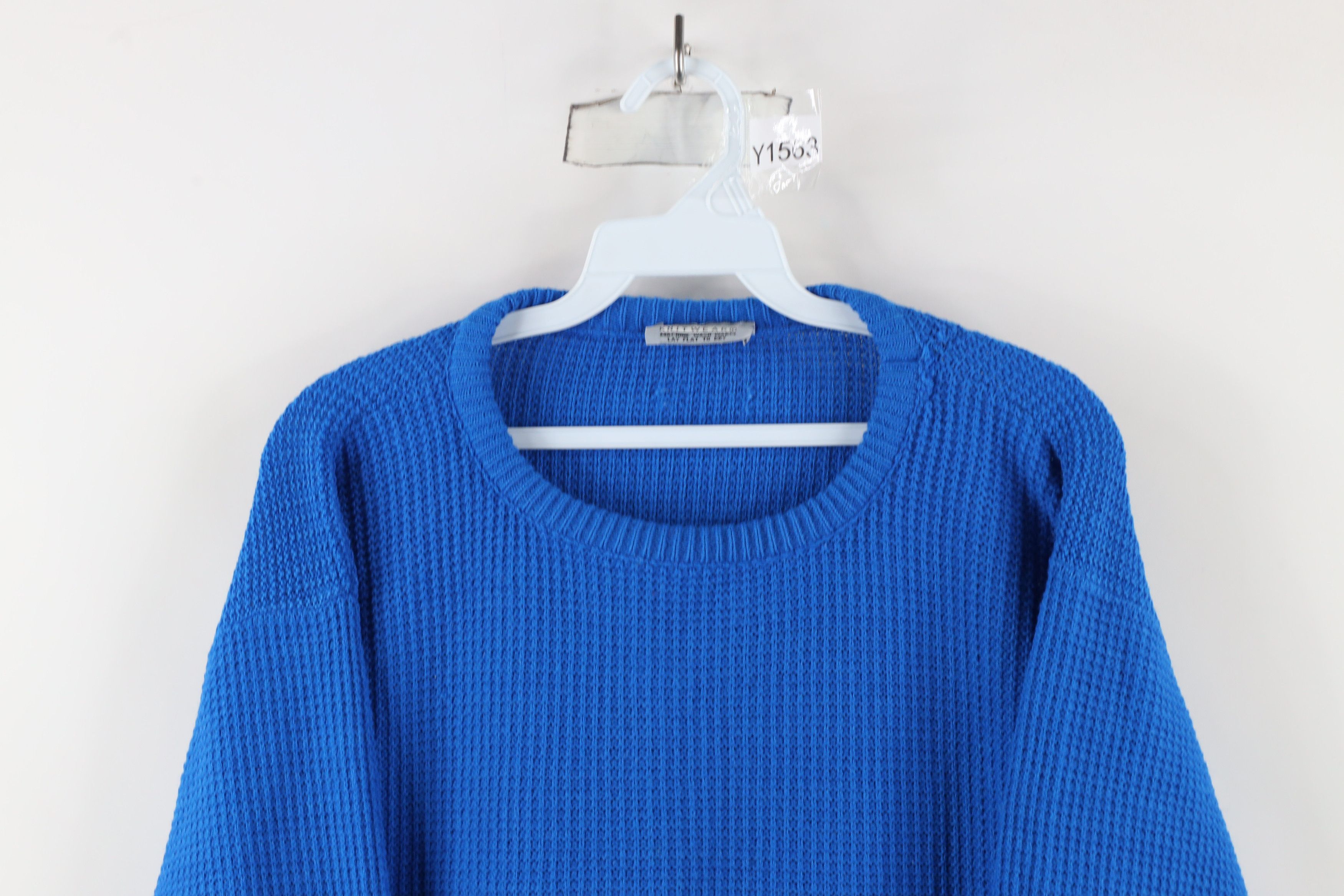 Vintage Vintage 90s Streetwear Thermal Waffle Knit Sweater USA Size M / US 6-8 / IT 42-44 - 2 Thumbnail
