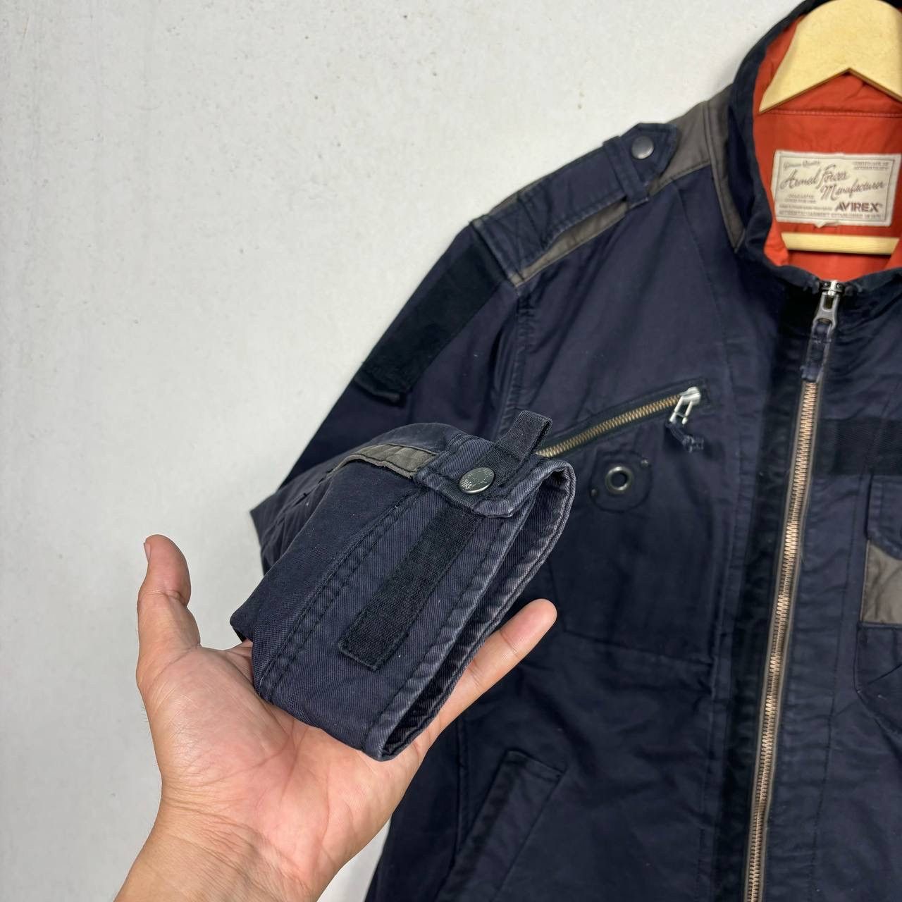 Avirex Avirex Type D-1 Navy Canvas Flight Jacket XL Army Air Corps Size US XL / EU 56 / 4 - 5 Thumbnail