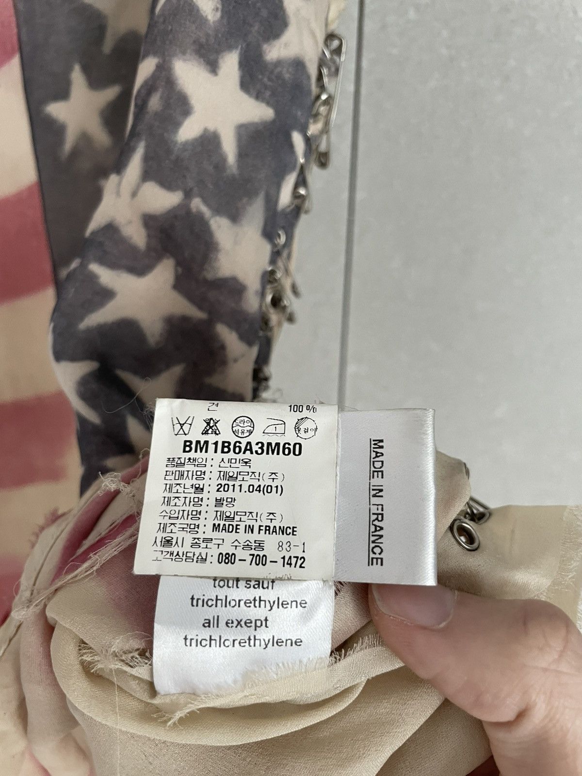 Balmain Balmain ss11 american flag tank top Size US S / EU 44-46 / 1 - 6 Thumbnail