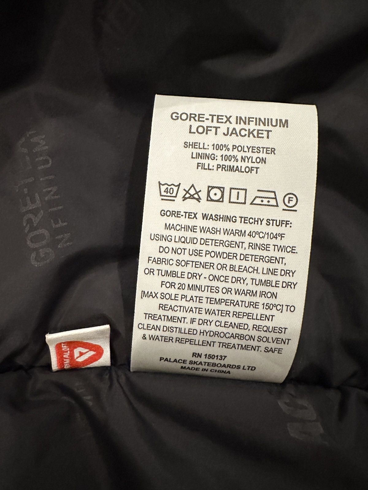 Palace Palace GORE-TEX INFINIUM LOFT JACKET Size US M / EU 48-50 / 2 - 9 Thumbnail