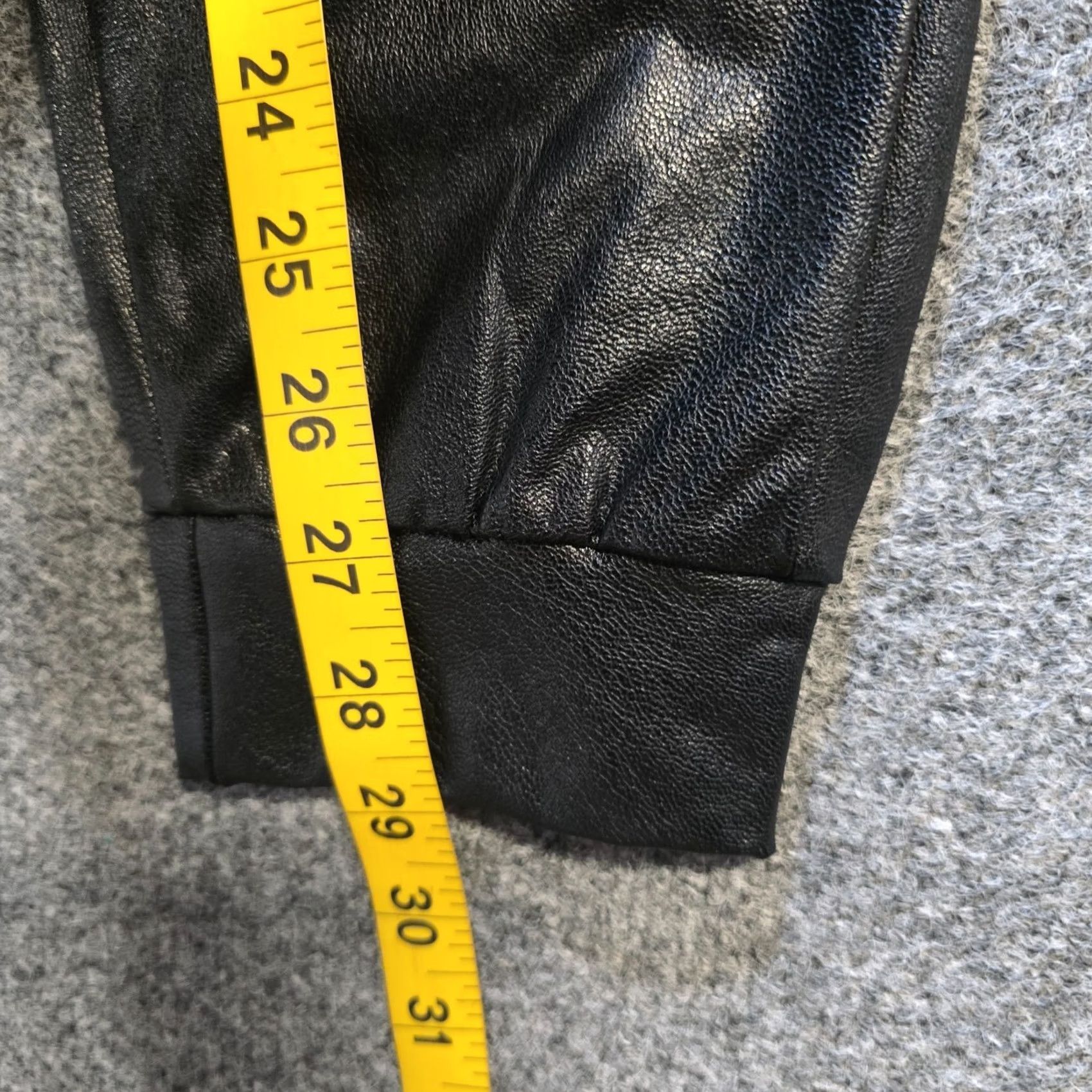 Commando Commando Pants Womens XS Black Vegan Leather Joggers Stretch Capsule Casual Skinny Inseam 29 in Size 26" / US 2 / IT 38 - 7 Thumbnail
