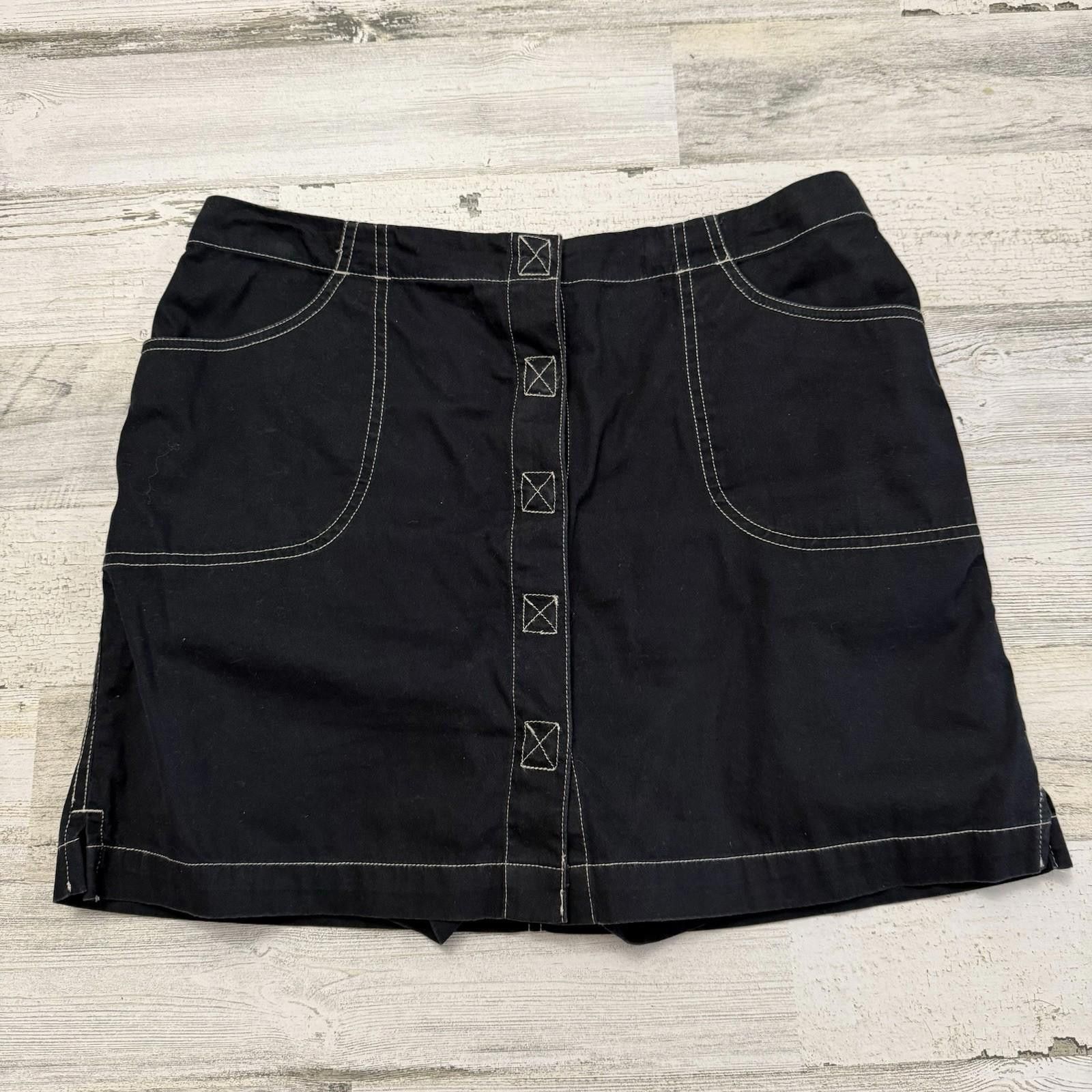 The Unbranded Brand I.E grunge cotton skorts button up size 10 Size 32" / US 10 / IT 46 - 1 Thumbnail