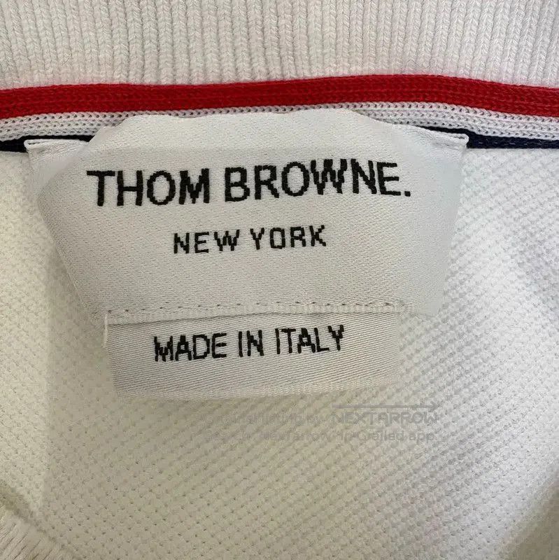 Thom Browne Thom Browne Men's White Short Sleeve T-shirt . Size US L / EU 52-54 / 3 - 6 Thumbnail