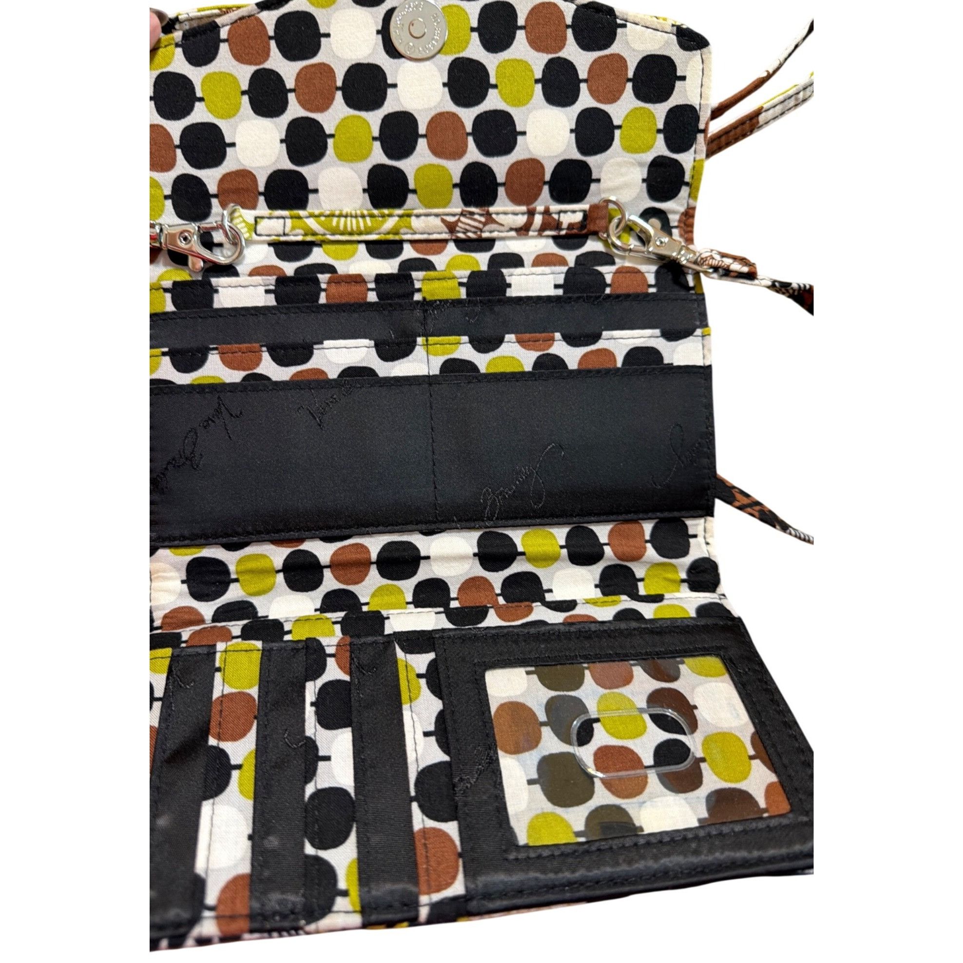 Vera Bradley Vera Bradley Cocoa Moss Trifold All in One Crossbody Bag Rem Size ONE SIZE - 4 Thumbnail