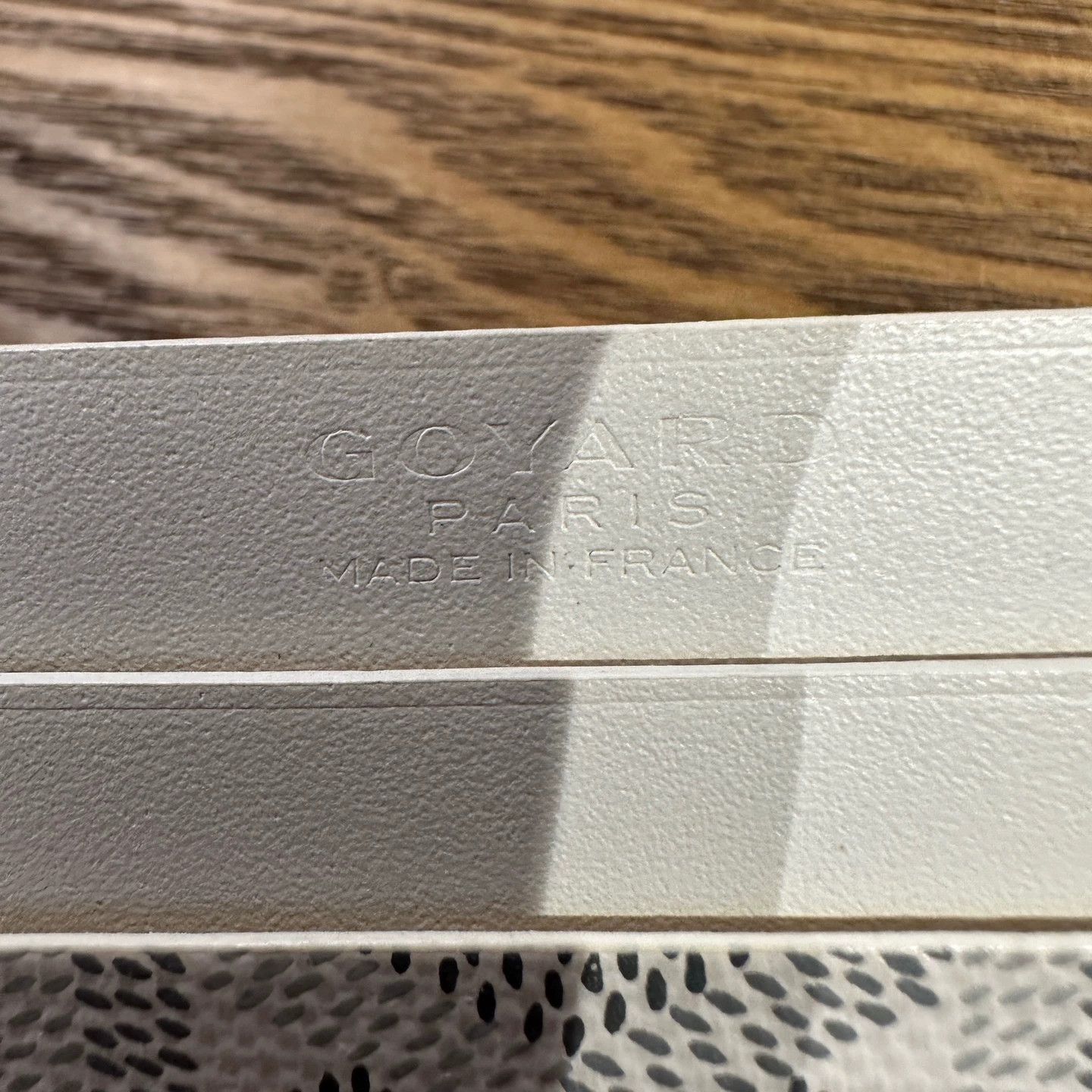 Goyard Goyard Saint-Sulpic jan1095 Geo Canvas Calfskin Card Holder Size ONE SIZE - 4 Thumbnail