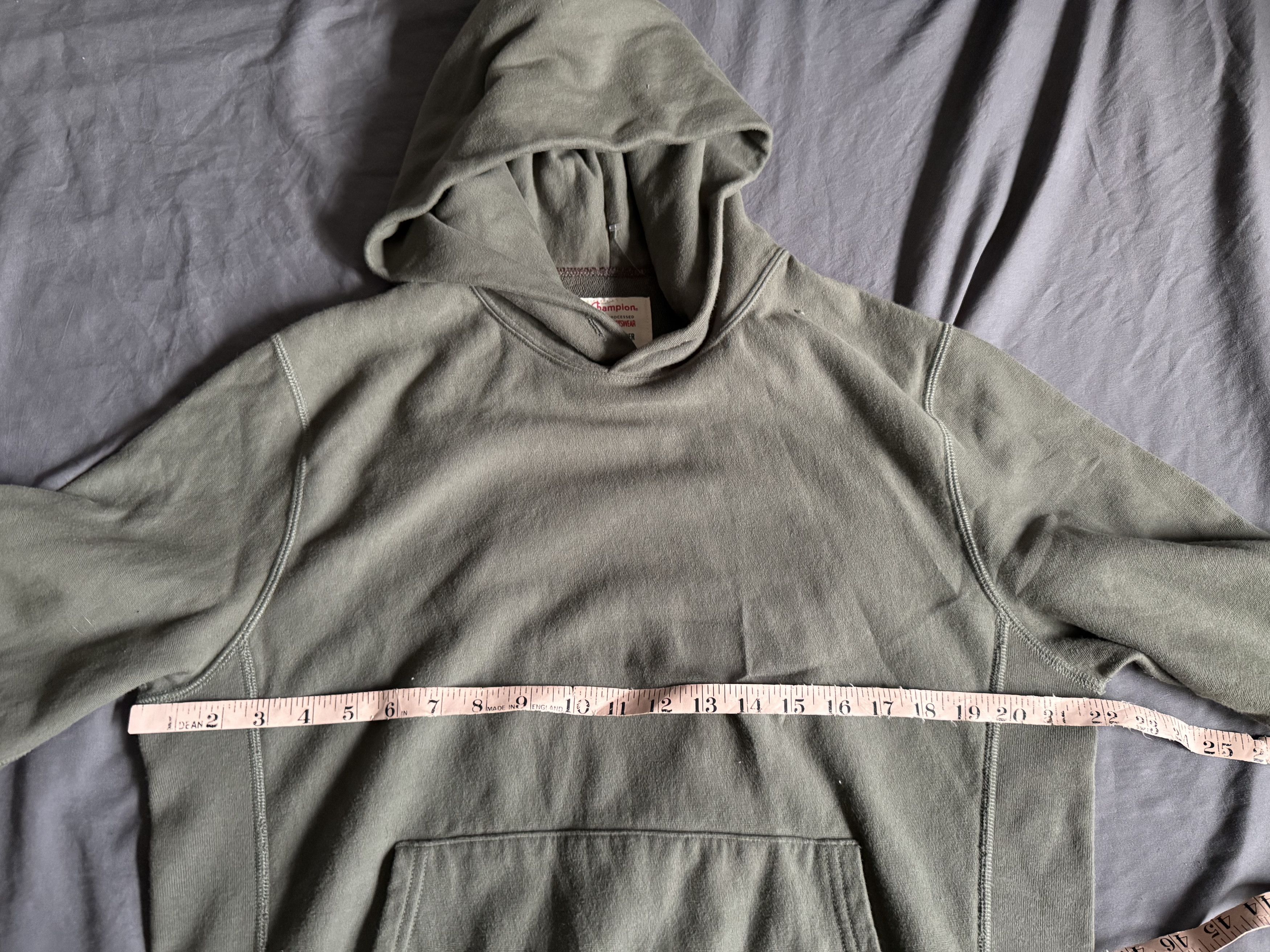 Todd Snyder TODD SNYDER x CHAMPION POPOVER HOODIE in ARMY GREEN $138 Size US M / EU 48-50 / 2 - 4 Thumbnail
