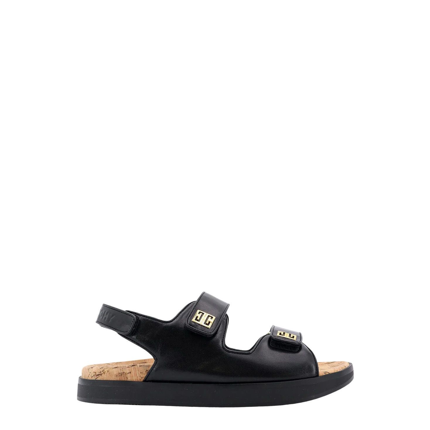 GIVENCHY Black Leather Strap Sandals New And Authentic (Wome