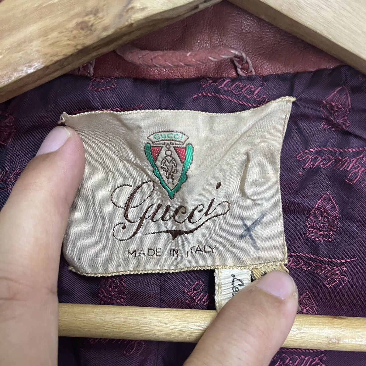 Gucci Vintage 80s Gucci Leather Jacket Made In Italy Size Small Size US S / EU 44-46 / 1 - 20 Thumbnail