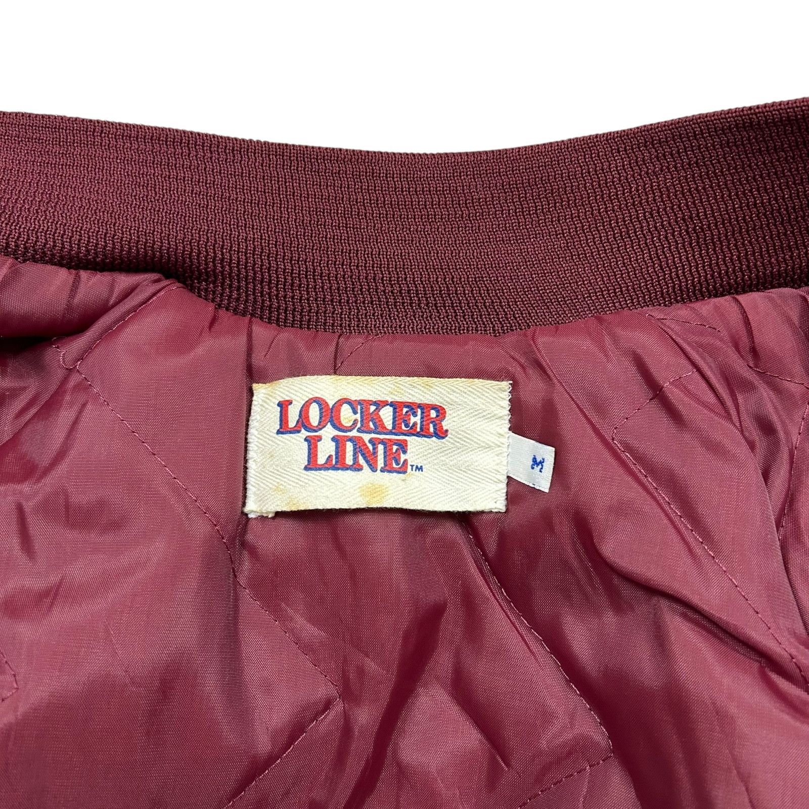 NFL 90s WASHINGTON REDSKINS LOCKER LINE SATIN JACKET SPELL OUT Size US M / EU 48-50 / 2 - 5 Thumbnail