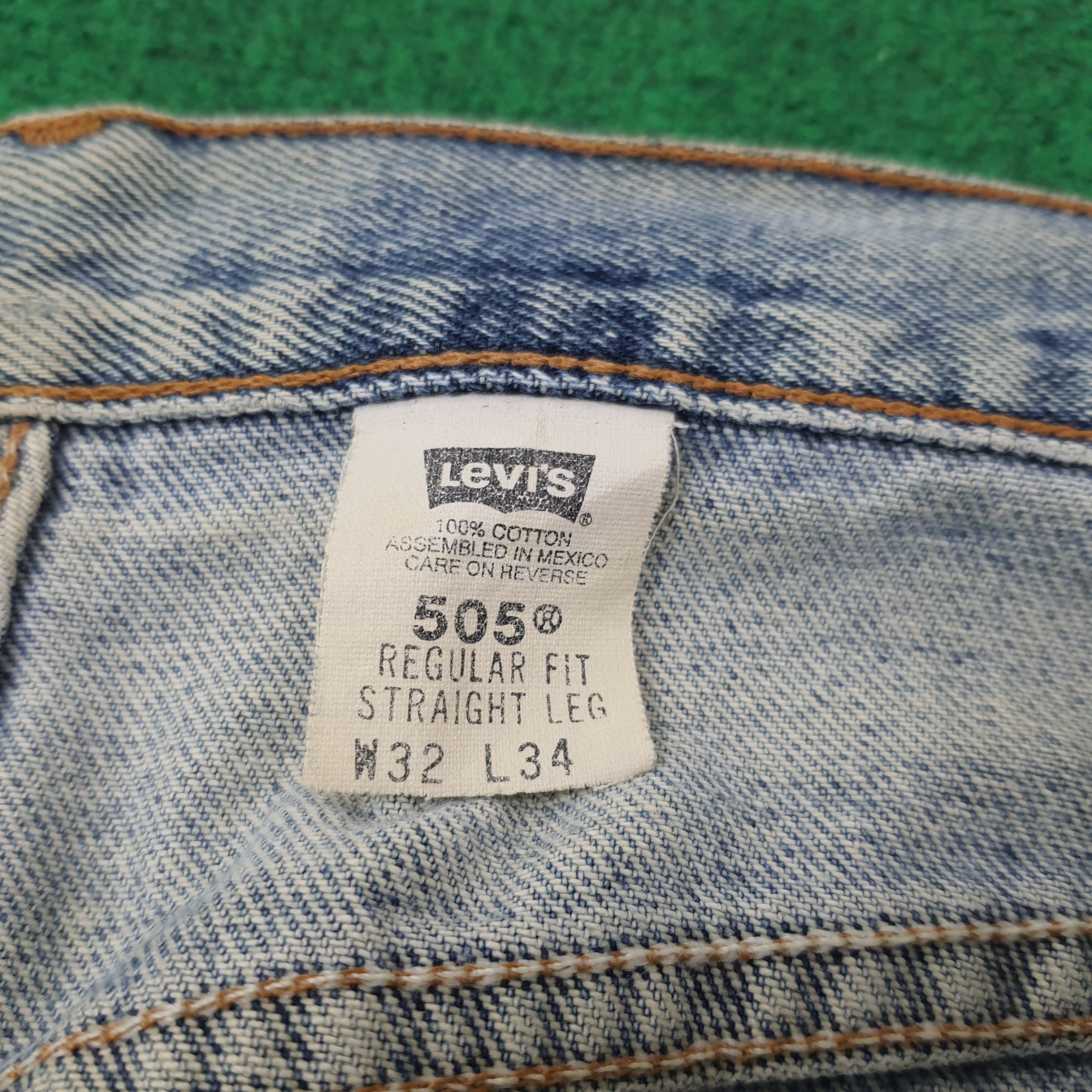 Levi's Vintage Levi's 505 Authentic Red Tab Destressed Jean C228N19 Size US 32 / EU 48 - 9 Thumbnail