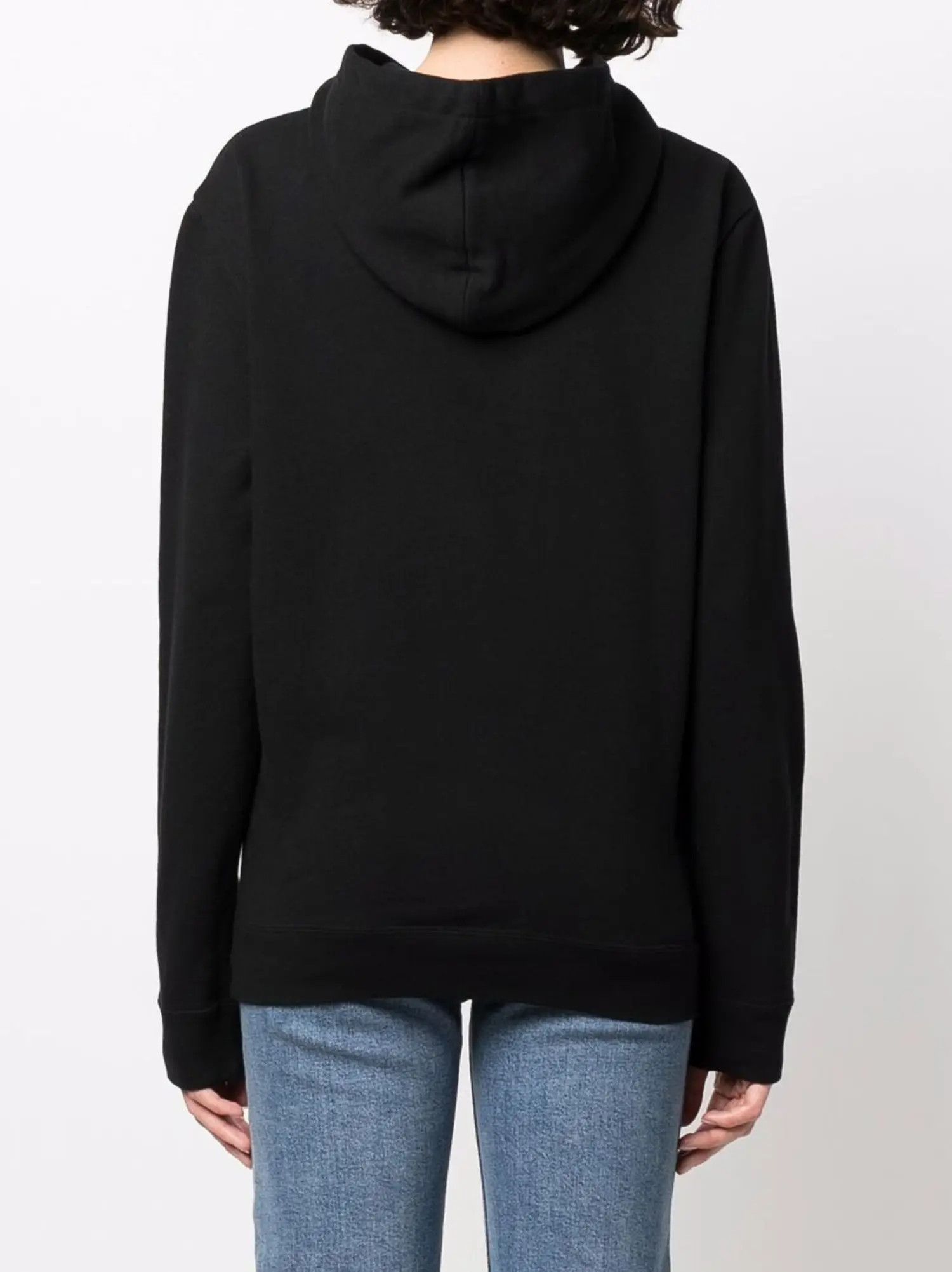 Saint Laurent Paris o1s1wg111124 Dup / Rive Gauche Hoodie in Black Size XXL / US 16-18 / IT 52-54 - 4 Thumbnail
