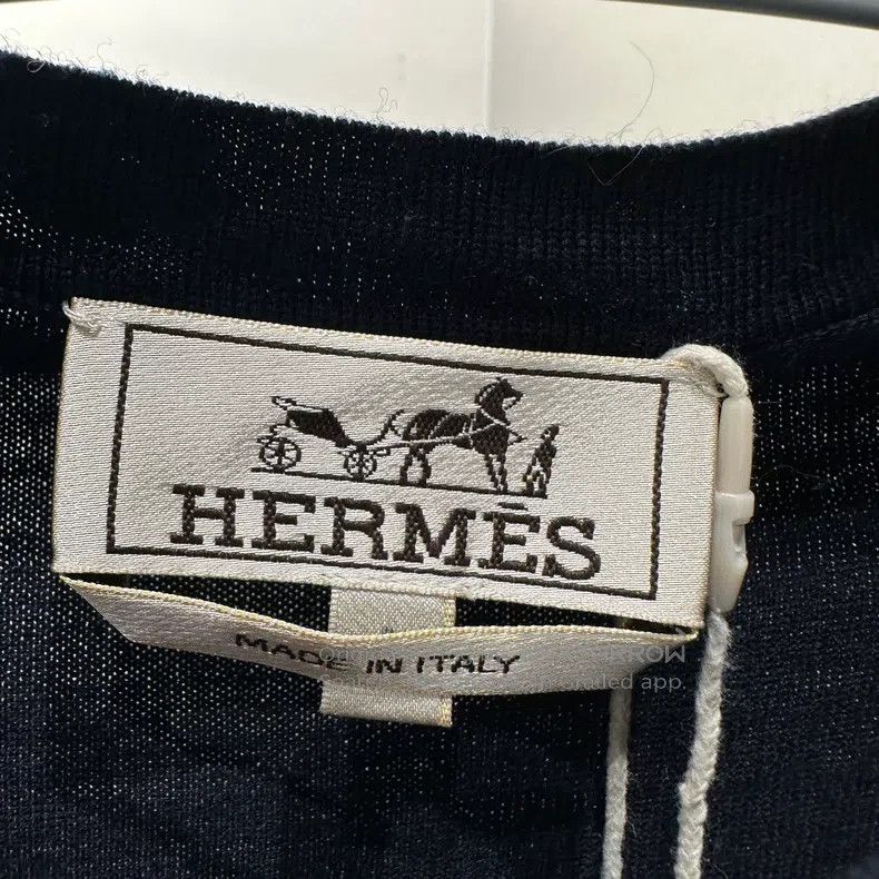 Hermes Hermes Robot embroidery wool long-sleeve Size US S / EU 44-46 / 1 - 3 Thumbnail