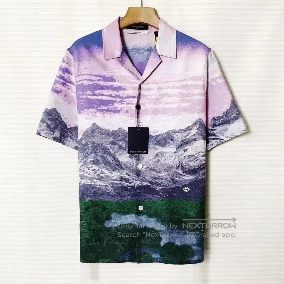 Louis Vuitton Louis Vuitton SS22 Landscape Print Casual Shirt. Size US M / EU 48-50 / 2 - 1 Thumbnail