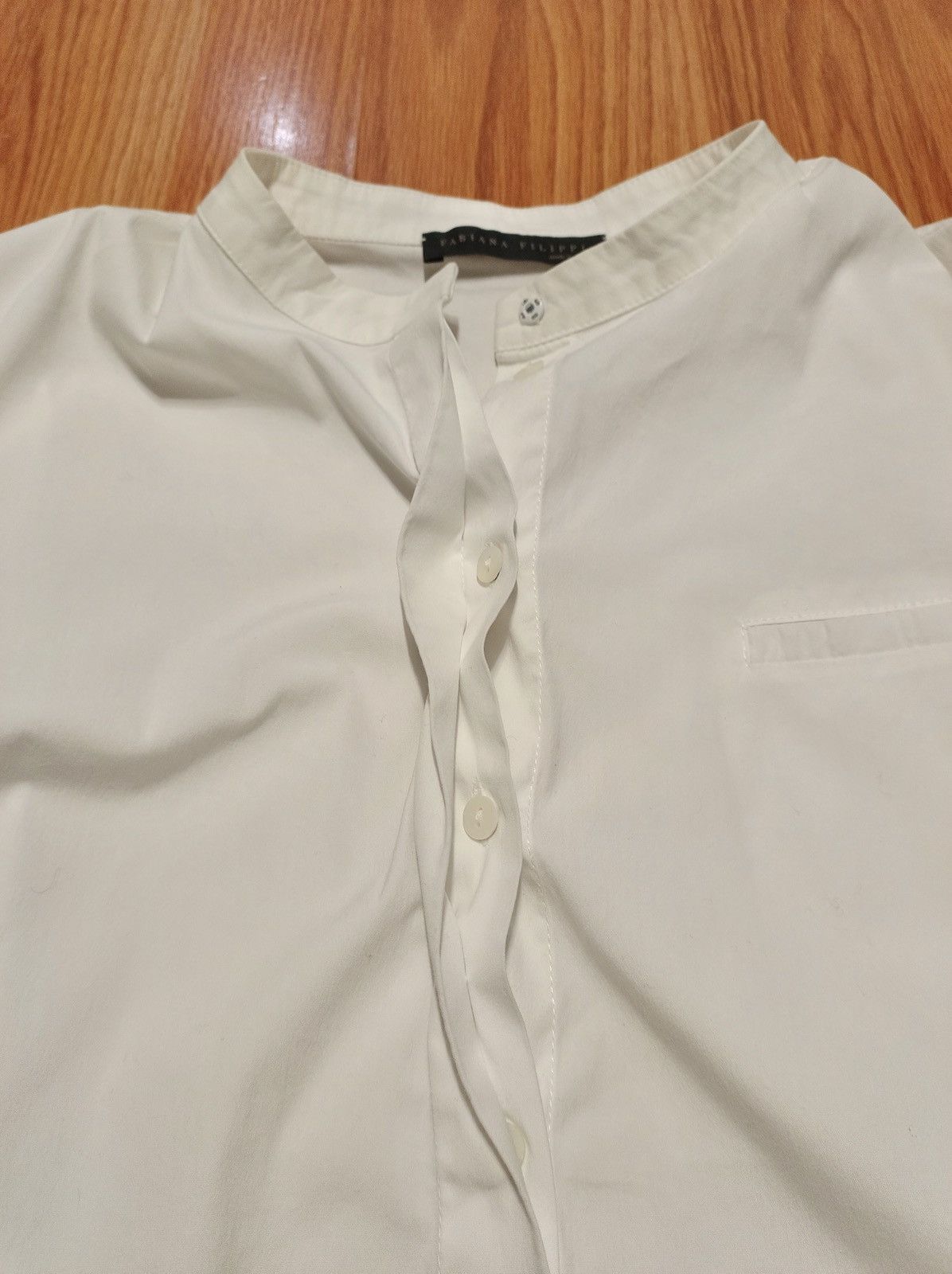 Fabiana Filippi Fabiana Filippi Cotton Silk Blouse Shirt Women’s Size M Size S / US 4 / IT 40 - 10 Thumbnail