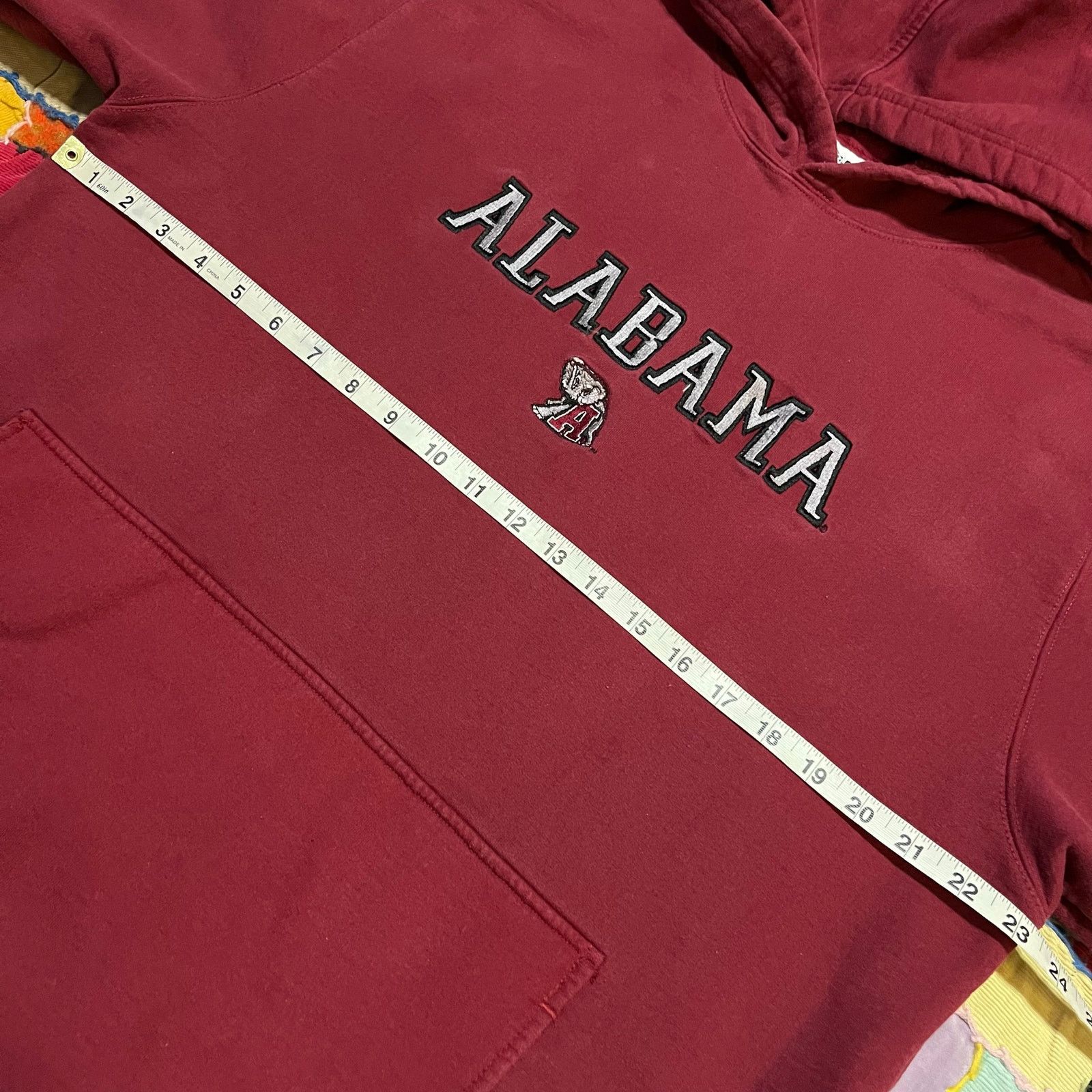 Foot Locker Vintage Foot Locker Alabama 3/4 Sleeve Red Hoodie Large Size US L / EU 52-54 / 3 - 5 Thumbnail