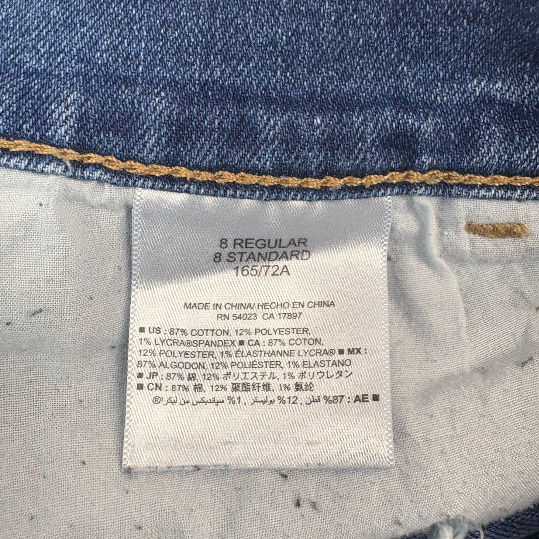 Old Navy Old Navy Boyfriend Shorts Womens 8 Blue Denim Distressed Rolled Cuff Casual Shorts Size 30" / US 8 / IT 44 - 5 Thumbnail