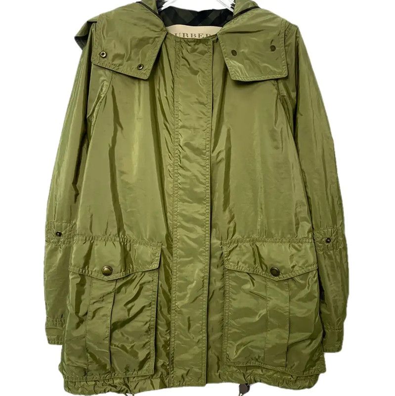 Burberry Burberry Women's Military Green Nylon Trench Coat Size XS / US 0-2 / IT 36-38 - 1 Thumbnail