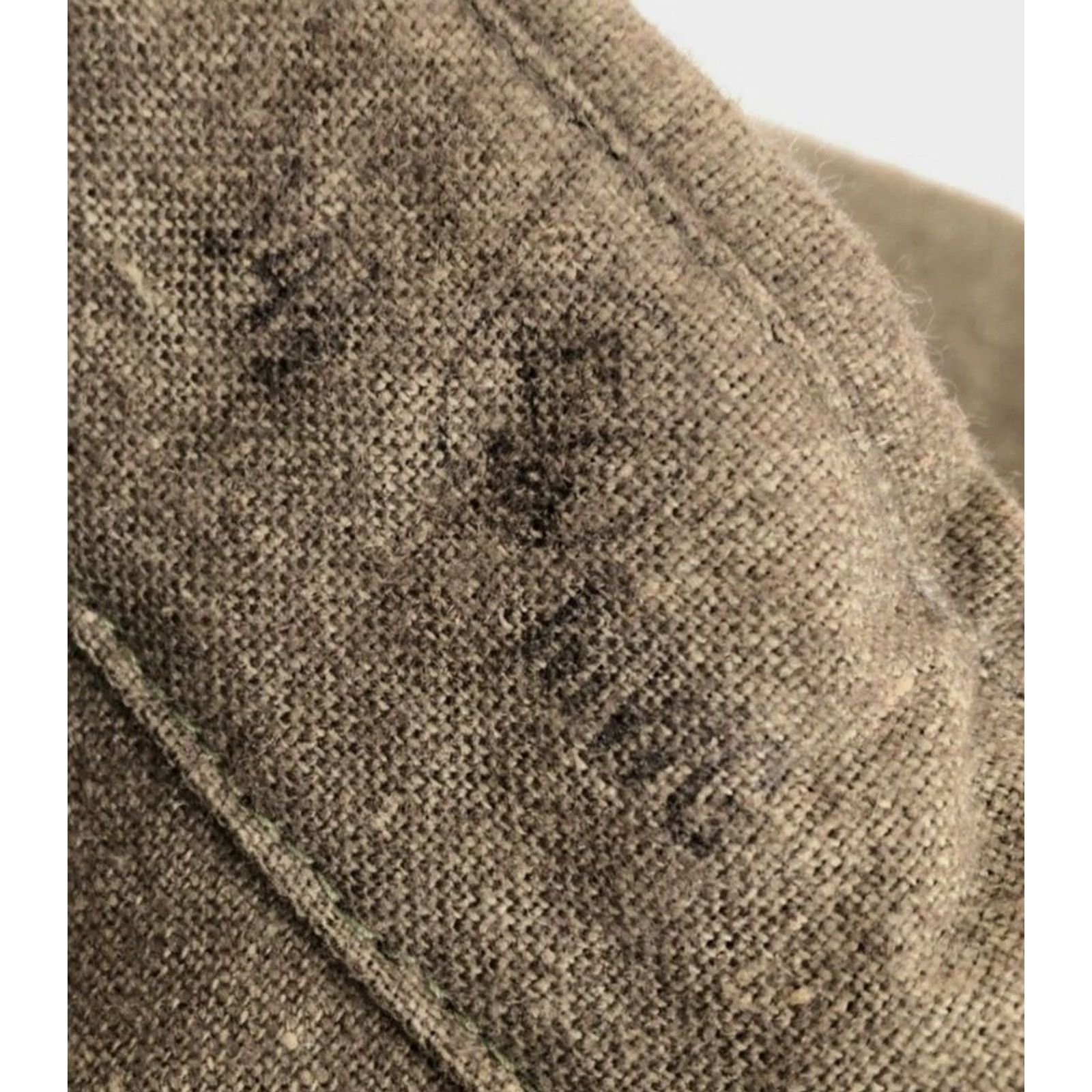 Vintage VINTAGE MWG UNIFORM MILITARY Shirt Mens 14.5 Wool Flannel Brown Long Sleeve 1958 EXC Size US M / EU 48-50 / 2 - 6 Thumbnail