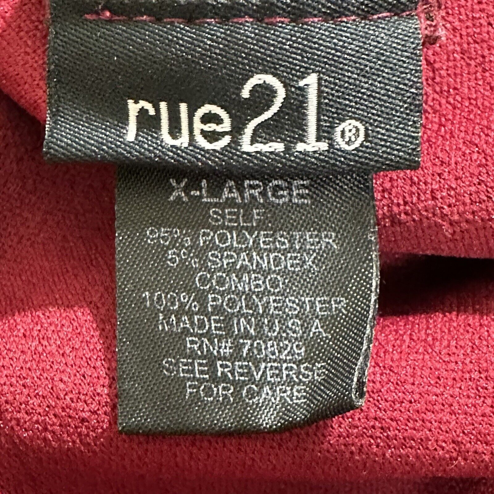 Other Rue21 XL Fit And Flare Maroon Mini Dress Sweetheart Size XL / US 12-14 / IT 48-50 - 3 Thumbnail