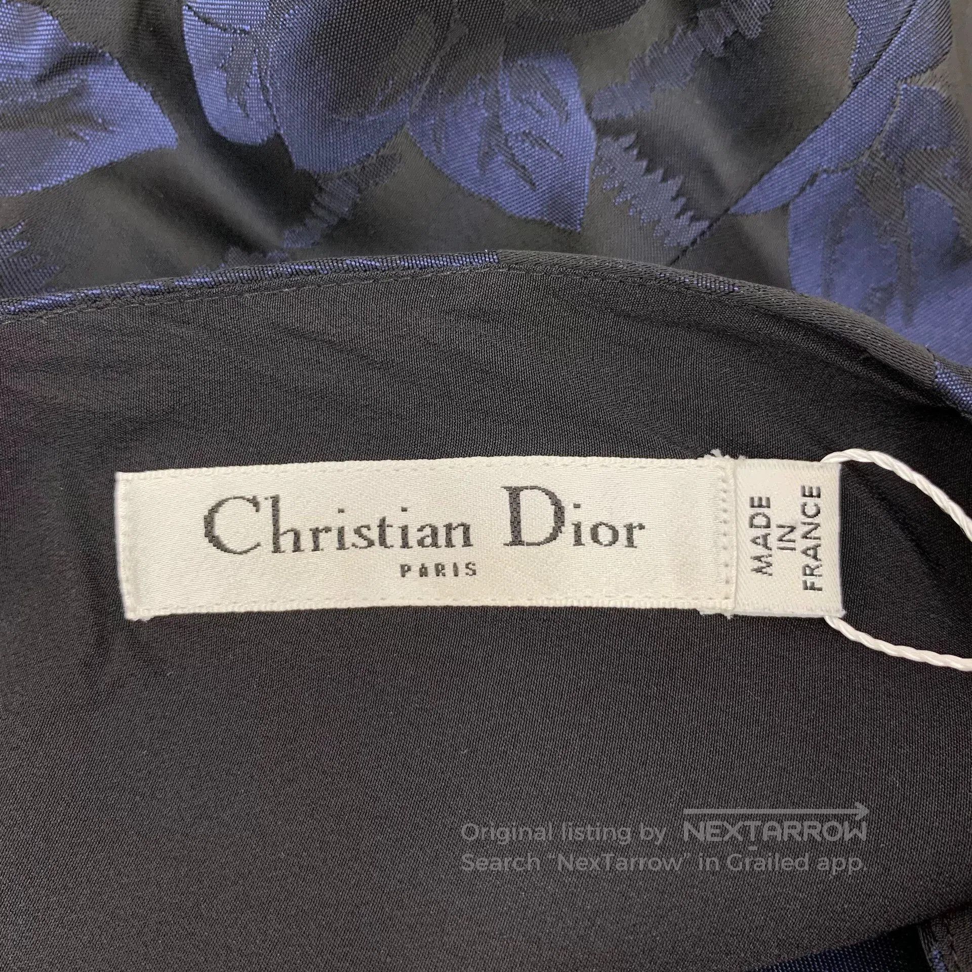 Dior christian dior floral print short sleeve dress. Size M / US 6-8 / IT 42-44 - 5 Thumbnail