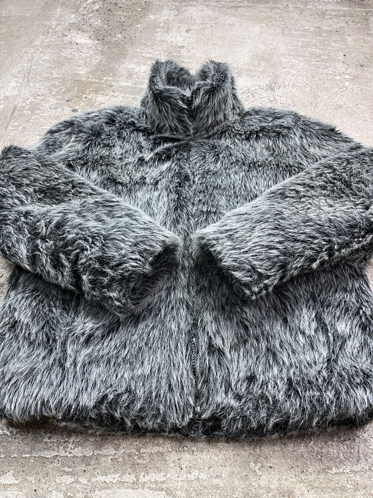 Vintage 2000s BOXY CHEWBACCA TEDDY SHERPA ECO FUR COAT JACKET № 2251 Size US L / EU 52-54 / 3 - 6 Thumbnail
