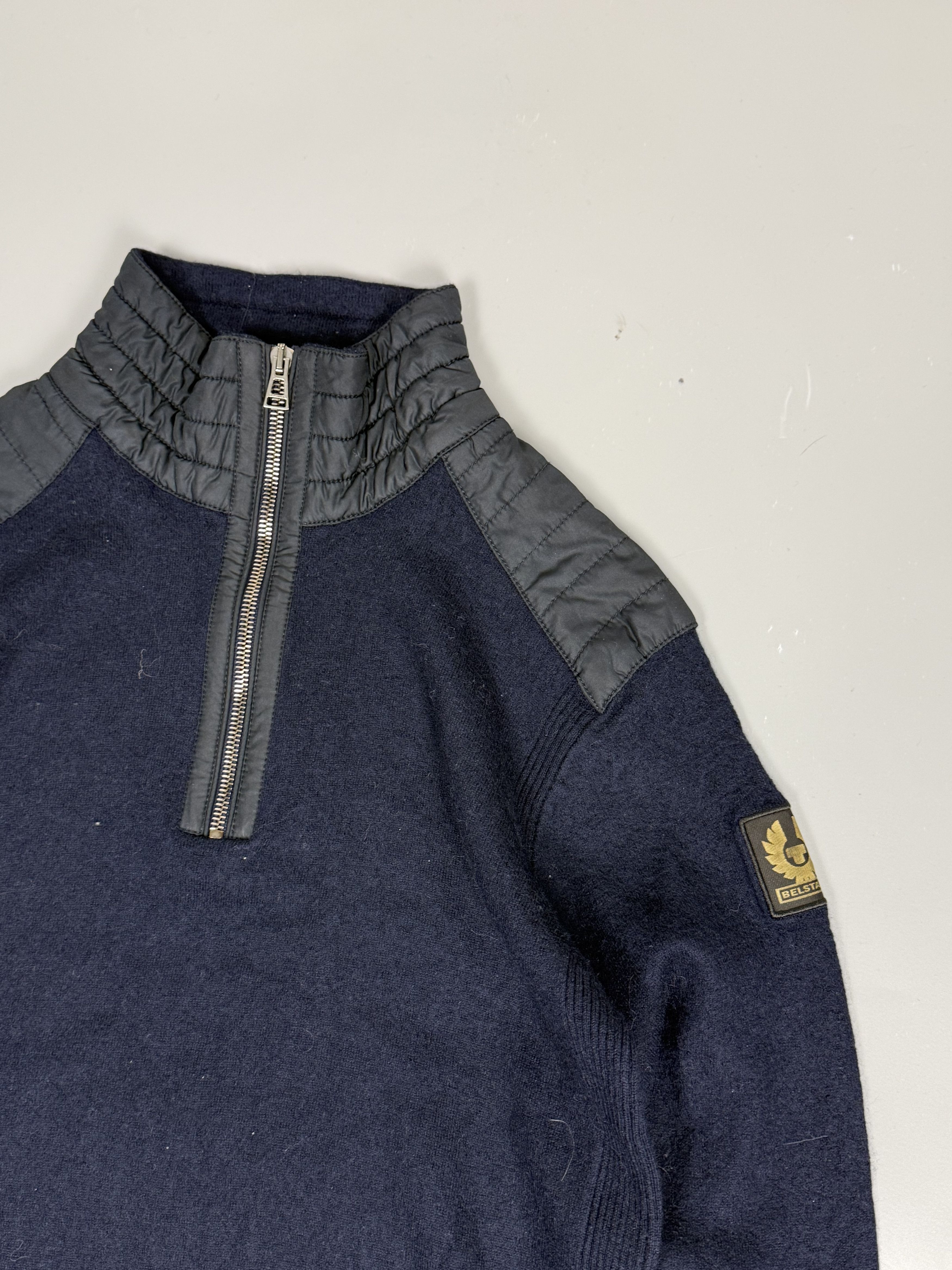 Belstaff Belstaff high end quiet luxury quilted hybrid quarter zip Size US M / EU 48-50 / 2 - 4 Thumbnail