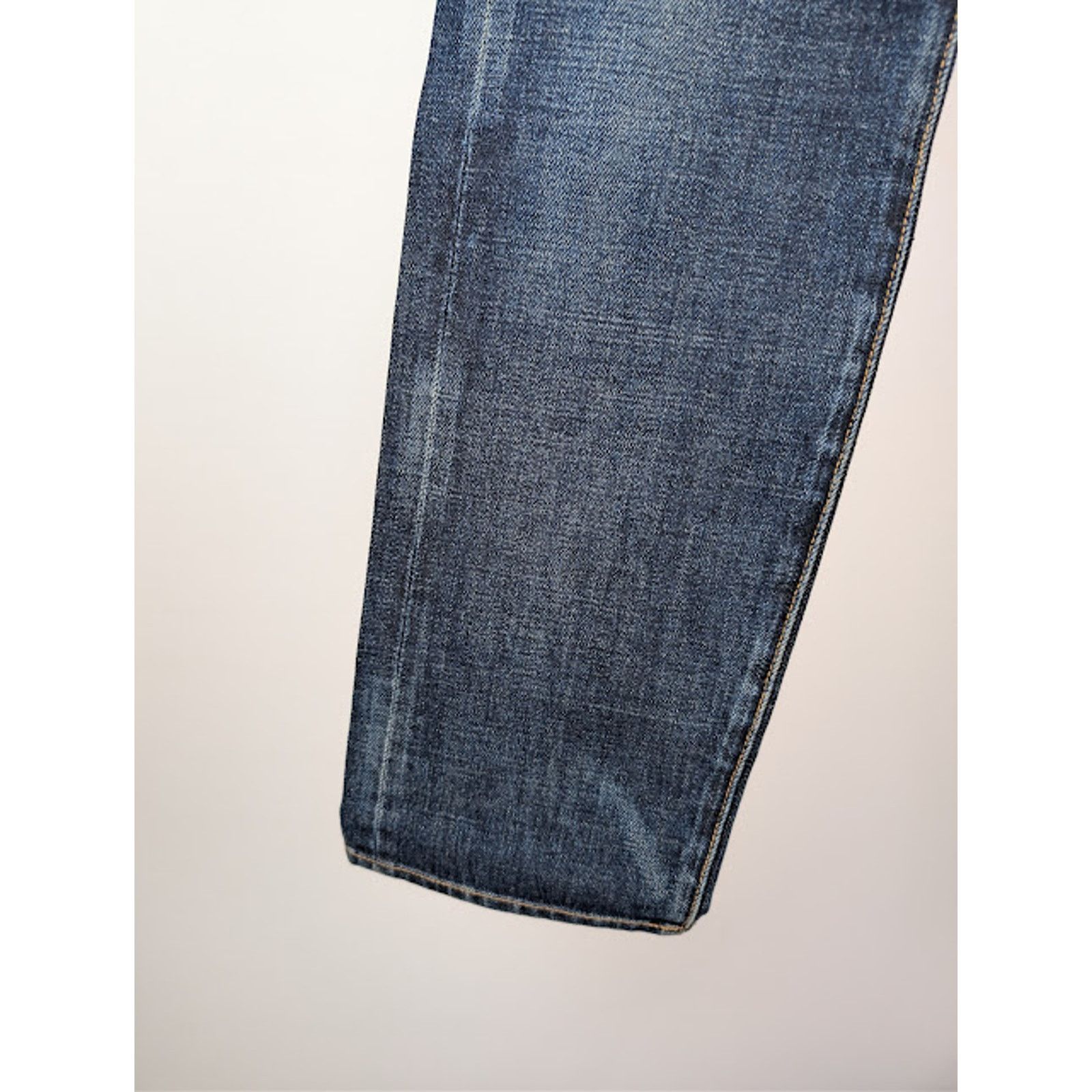 Tom Ford o1rshd1 Japanese Selvedge Slim-Fit Denim Jeans in Navy Blue Size US 32 / EU 48 - 9 Thumbnail