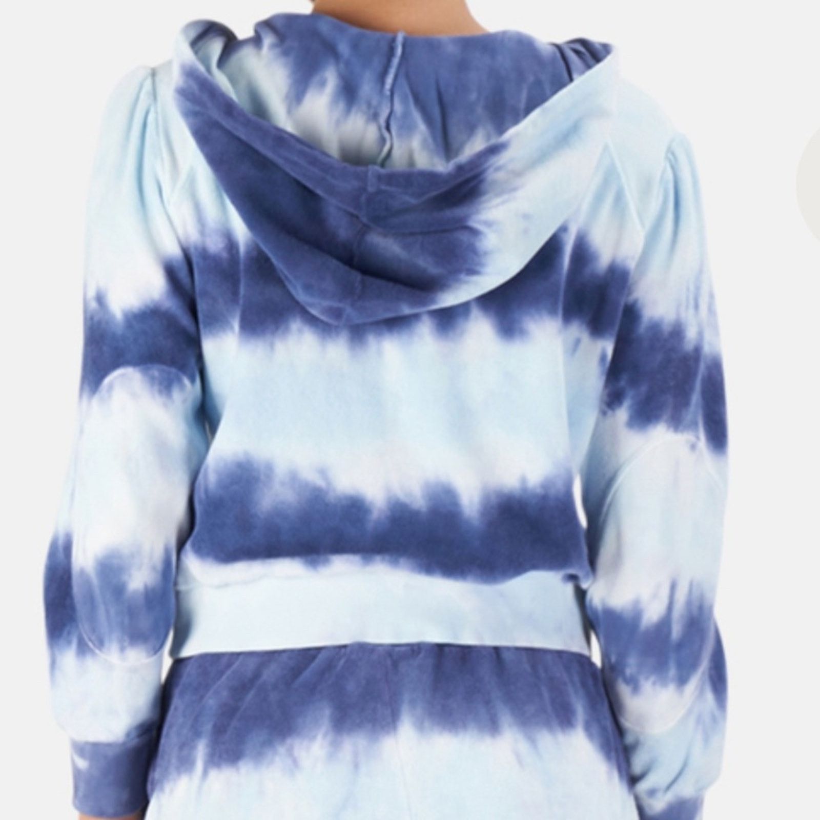 LoveShackFancy LoveShackFancy Kirby Hoodie Sweater- Blue Wave Size S Size S / US 4 / IT 40 - 3 Thumbnail